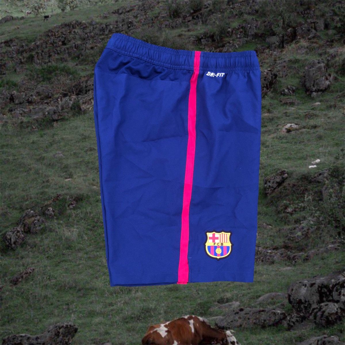 Nike FC Barcelona official Nike shorts Size US 34 / EU 50 - 3 Thumbnail