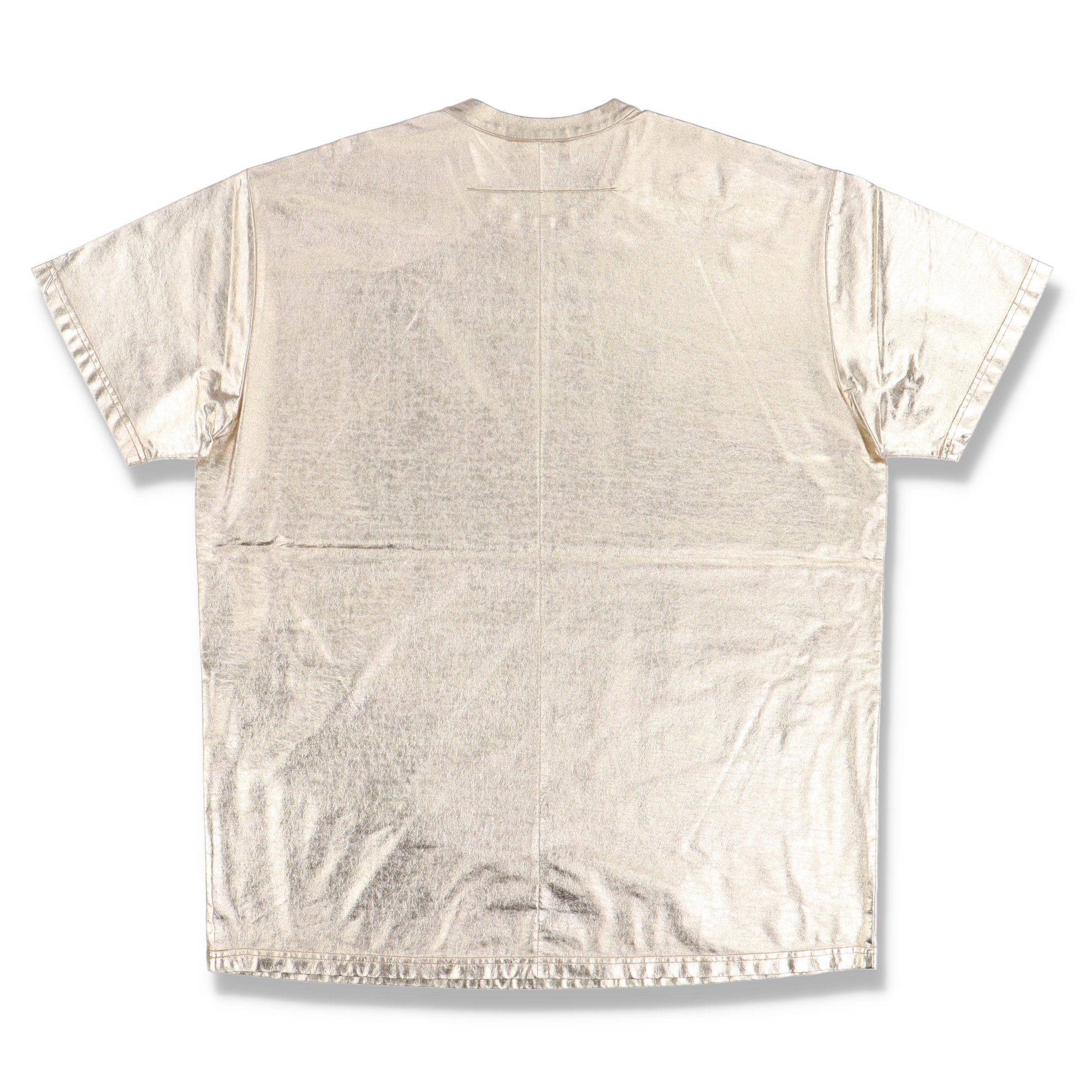 Givenchy Metallic Gold Shoulder Zip Oversized T-Shirt Size US M / EU 48-50 / 2 - 4 Thumbnail