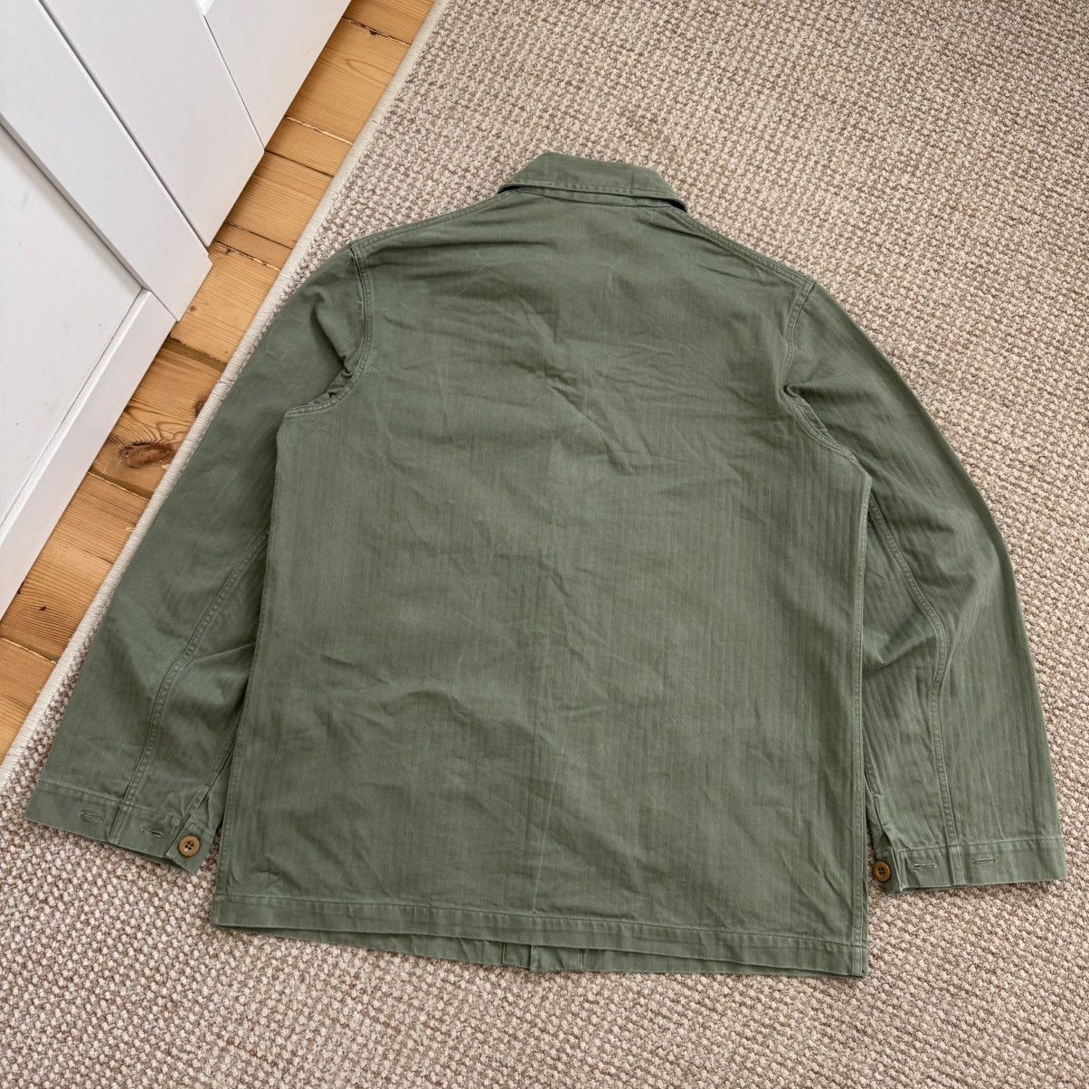 Vintage 60s Vintage Military Dutch KORPS MARINIERS HBT Work Jacket Size US M / EU 48-50 / 2 - 11 Thumbnail