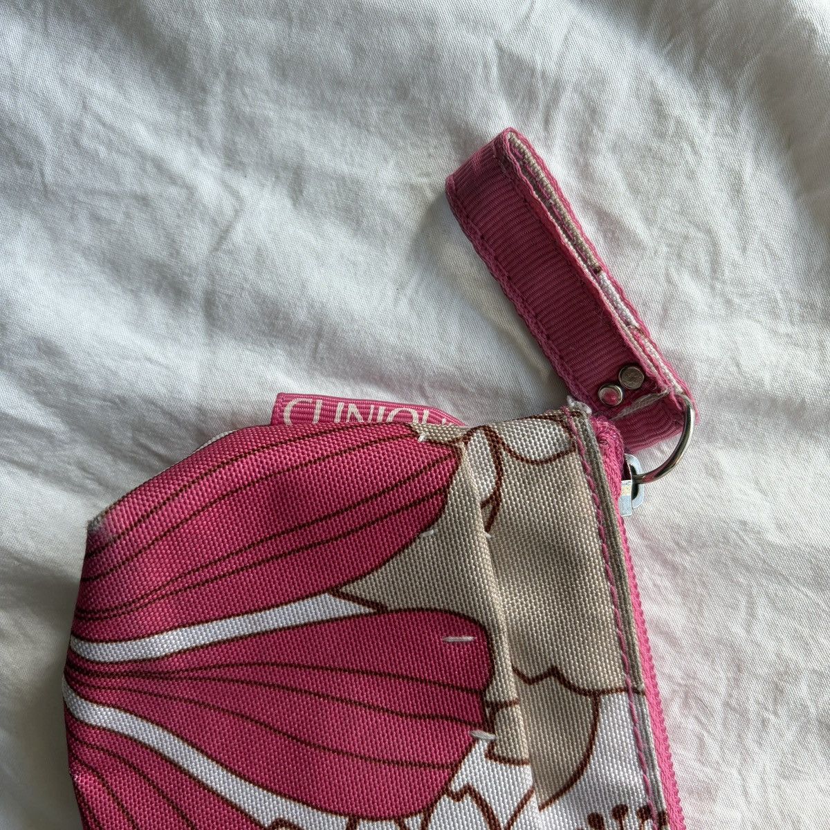 Other Vintage Y2K Clinique pink floral makeup pouch Size ONE SIZE - 3 Thumbnail