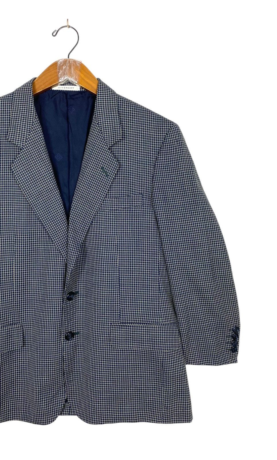 Givenchy Rare‼️ Vintage Givenchy Checked Blazer Made in Japan Size US M / EU 48-50 / 2 - 3 Thumbnail