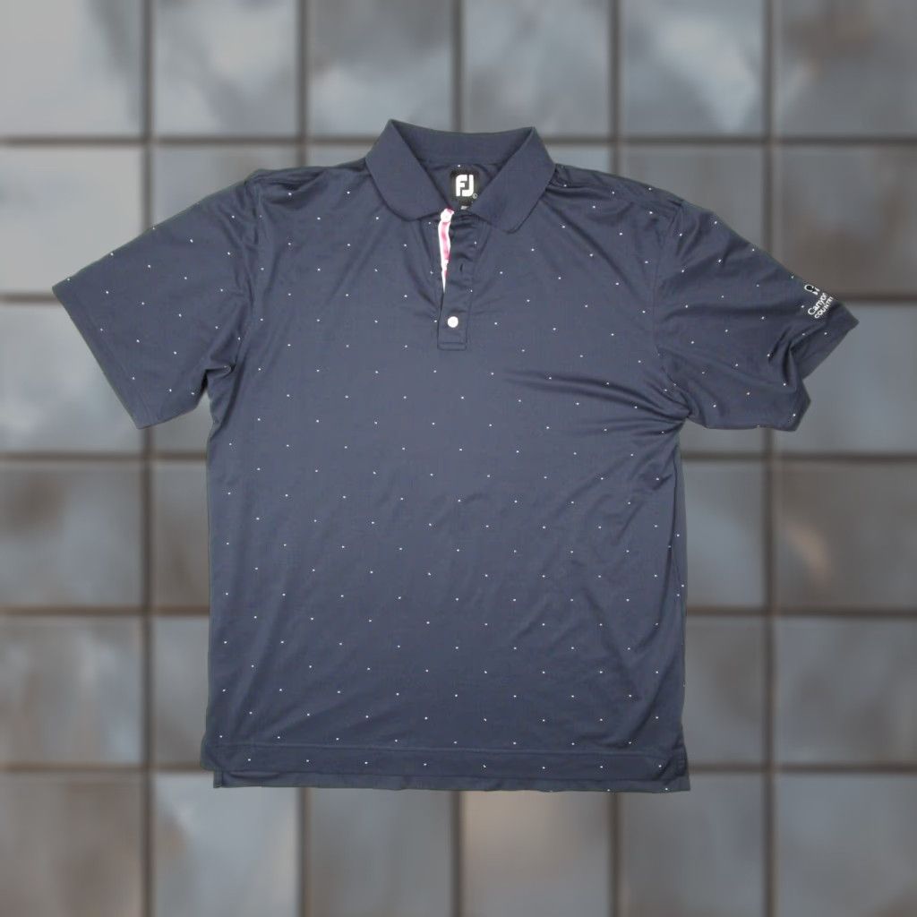 Footjoy FootJoy Polo Shirt Mens Large Blue Performance Golf Polo Short Sleeve Canyon Gate Country Club Logo Embroidered on Sleeve Size US L / EU 52-54 / 3 - 1 Thumbnail