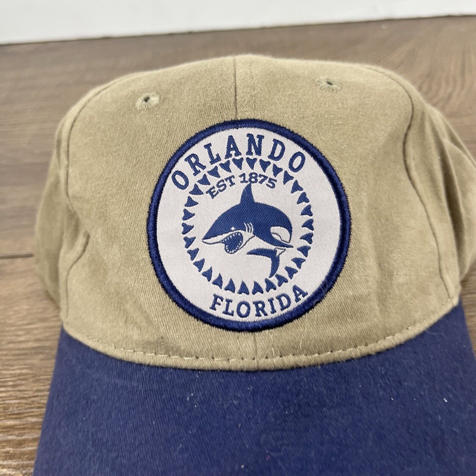 Other Orlando Florida Hat Shark Hat Adjustable Hat Tan Brown Hat A Size ONE SIZE - 7 Thumbnail