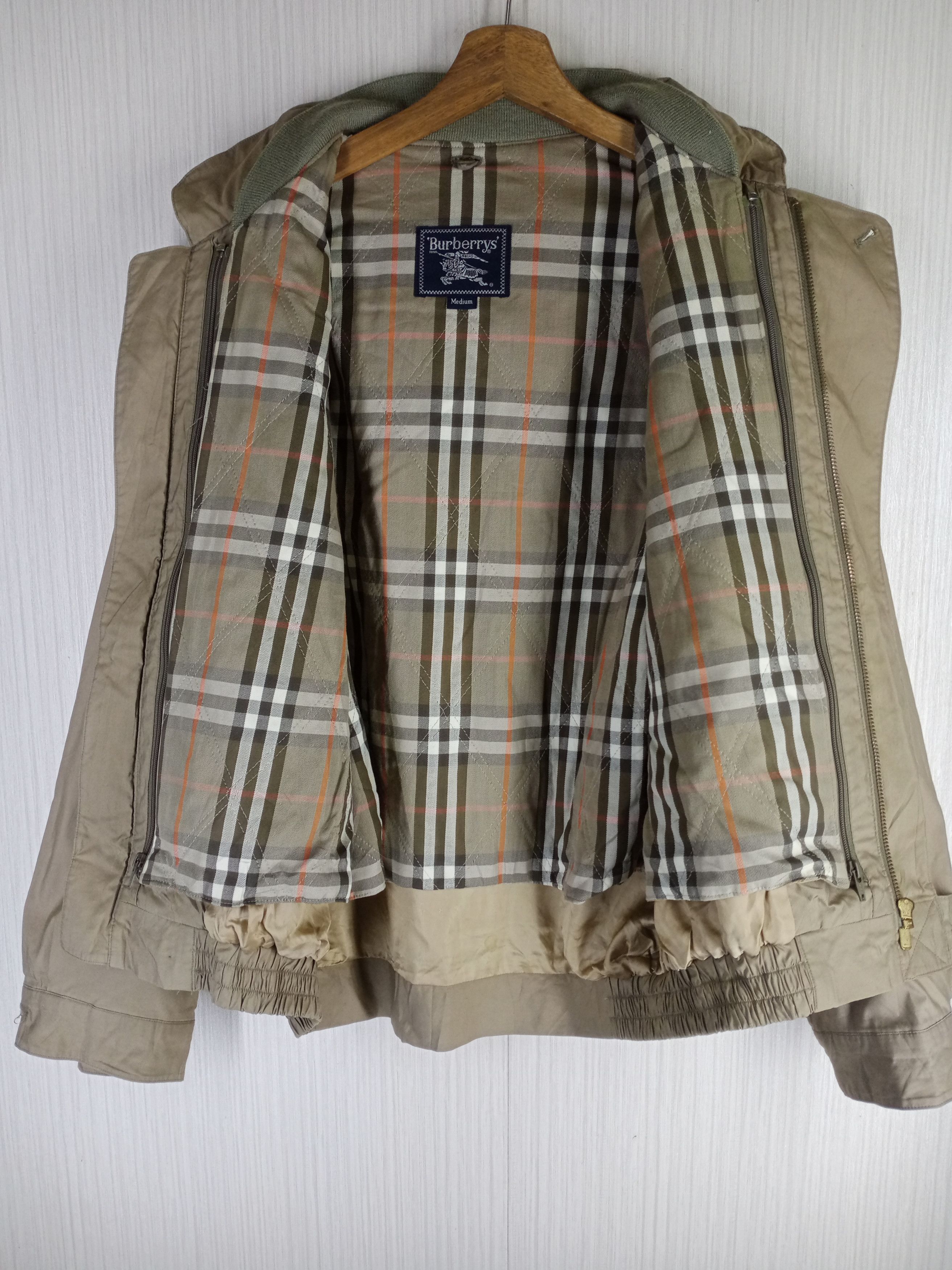 Burberry Rare Vintage Burberrys Novacheck Bomber Jacket Size US M / EU 48-50 / 2 - 4 Thumbnail