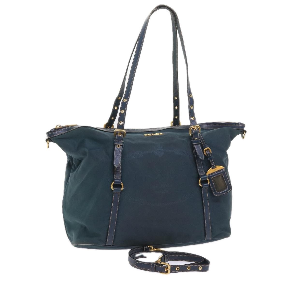 Prada PRADA Shoulder Bag Nylon Navy Size ONE SIZE - 1 Thumbnail