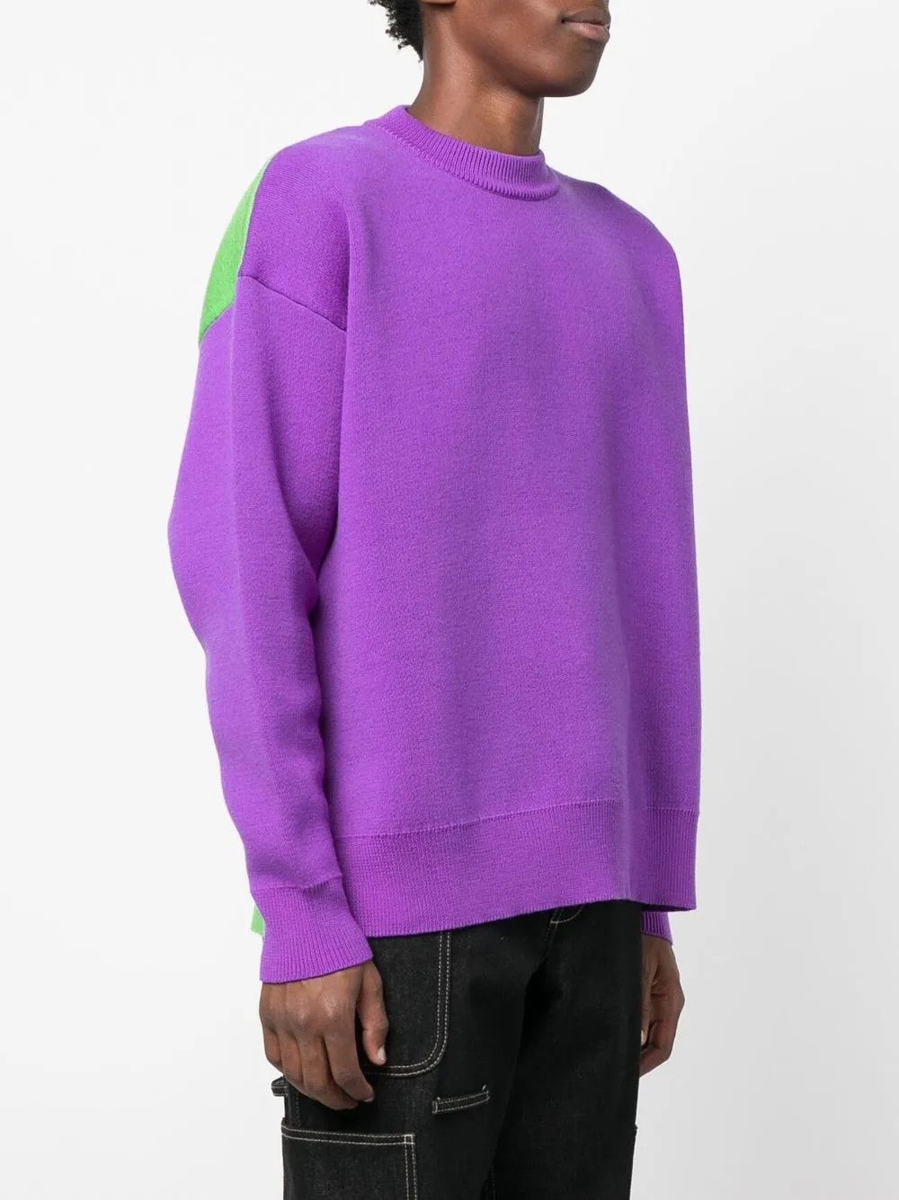 Palm Angels o1y0325 Logo Crewneck Sweater in Purple Size US S / EU 44-46 / 1 - 3 Thumbnail