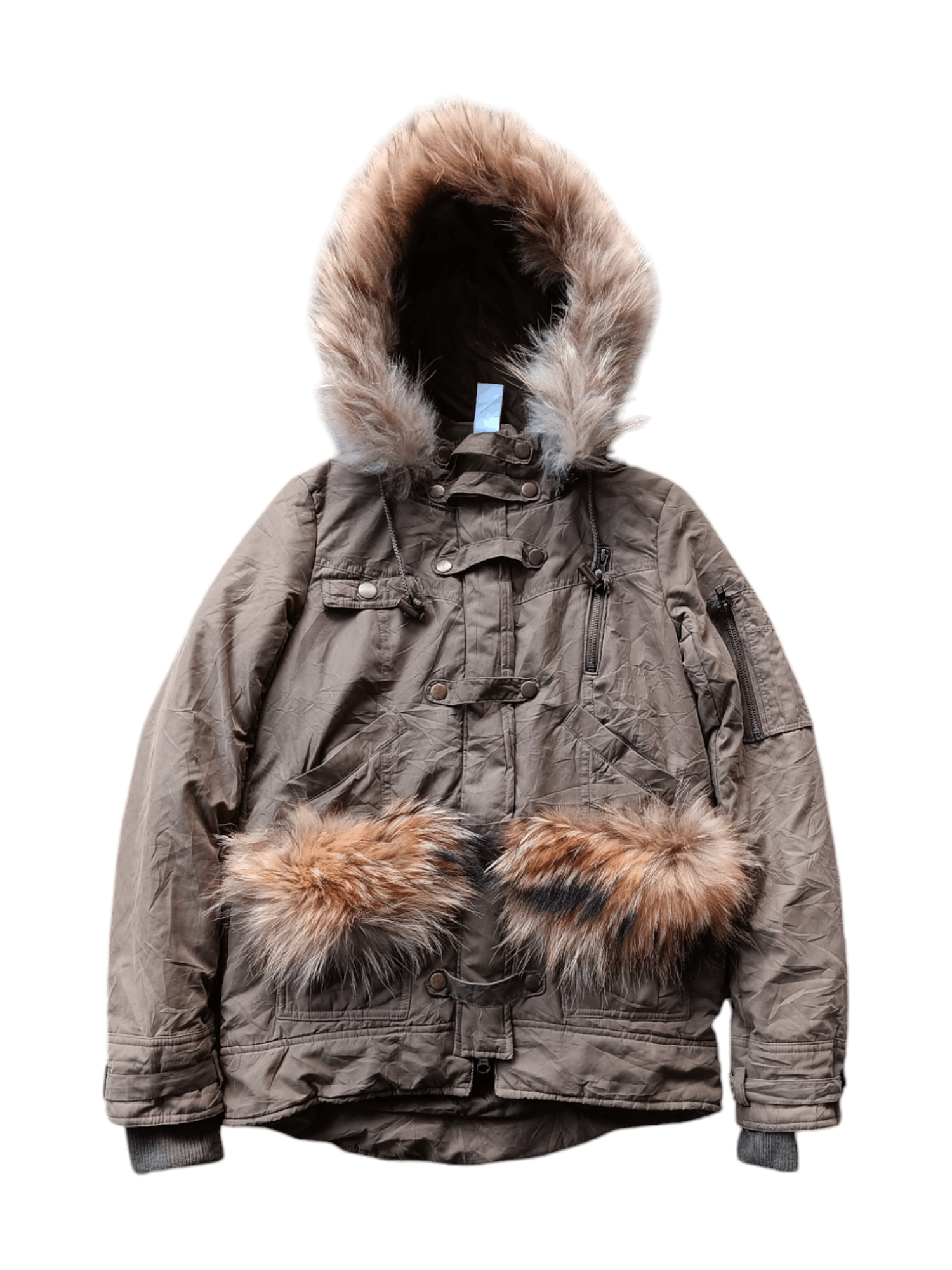 Murua fur racoon hoodie ifsixwasnine style jkt