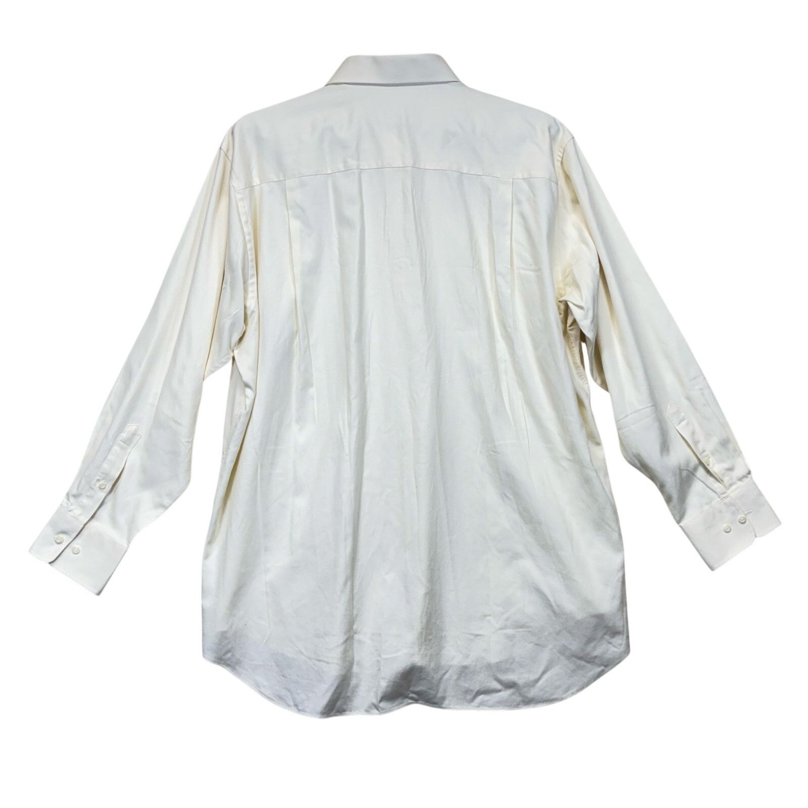 David Donahue David Donahue Yellow Dress Shirt Long Sleeve Mens 34/35 Size US XL / EU 56 / 4 - 3 Thumbnail
