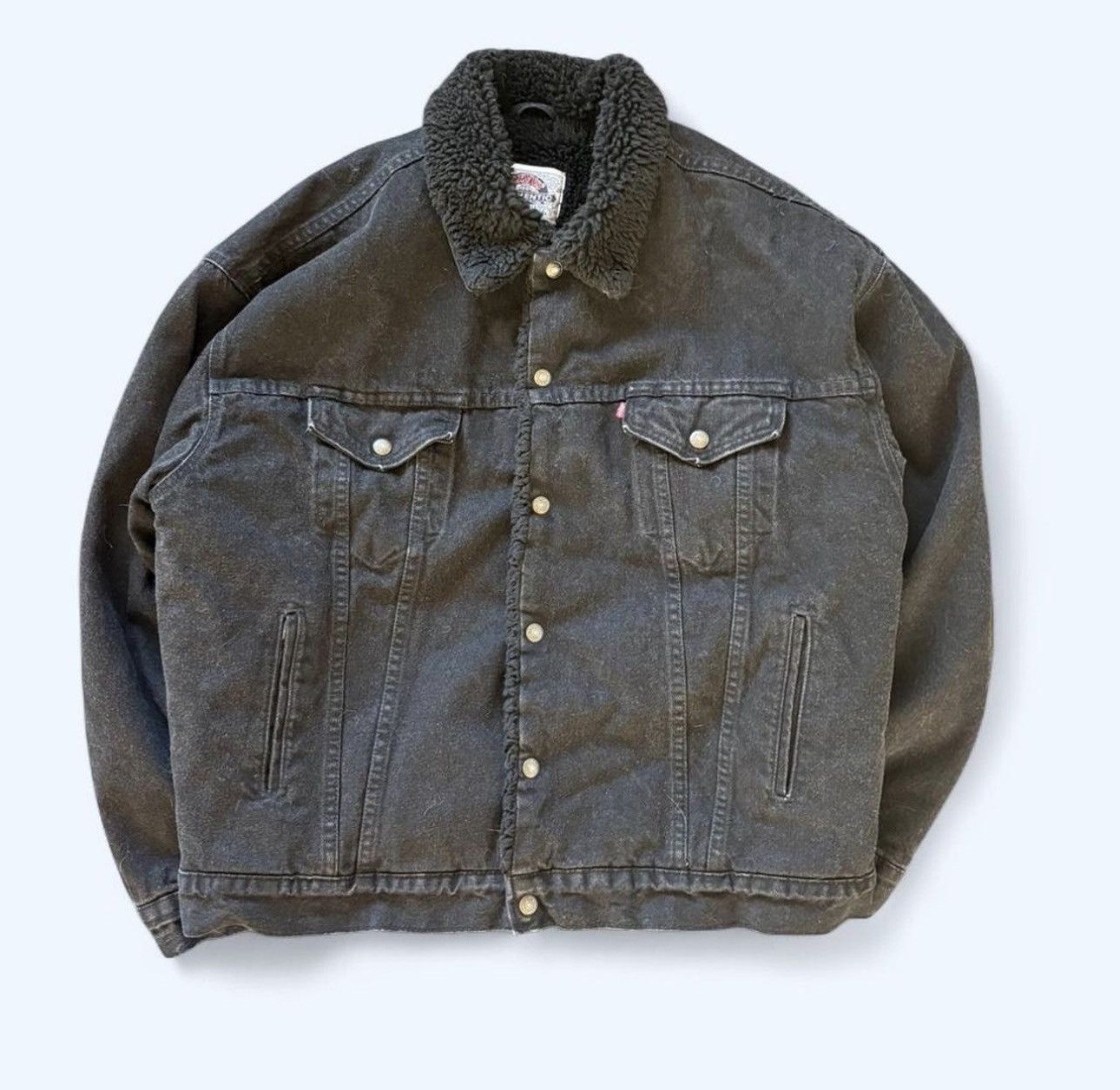 Levi's Rare Vintage 80s levis denim jacket with sherpa Size US XL / EU 56 / 4 - 1 Thumbnail