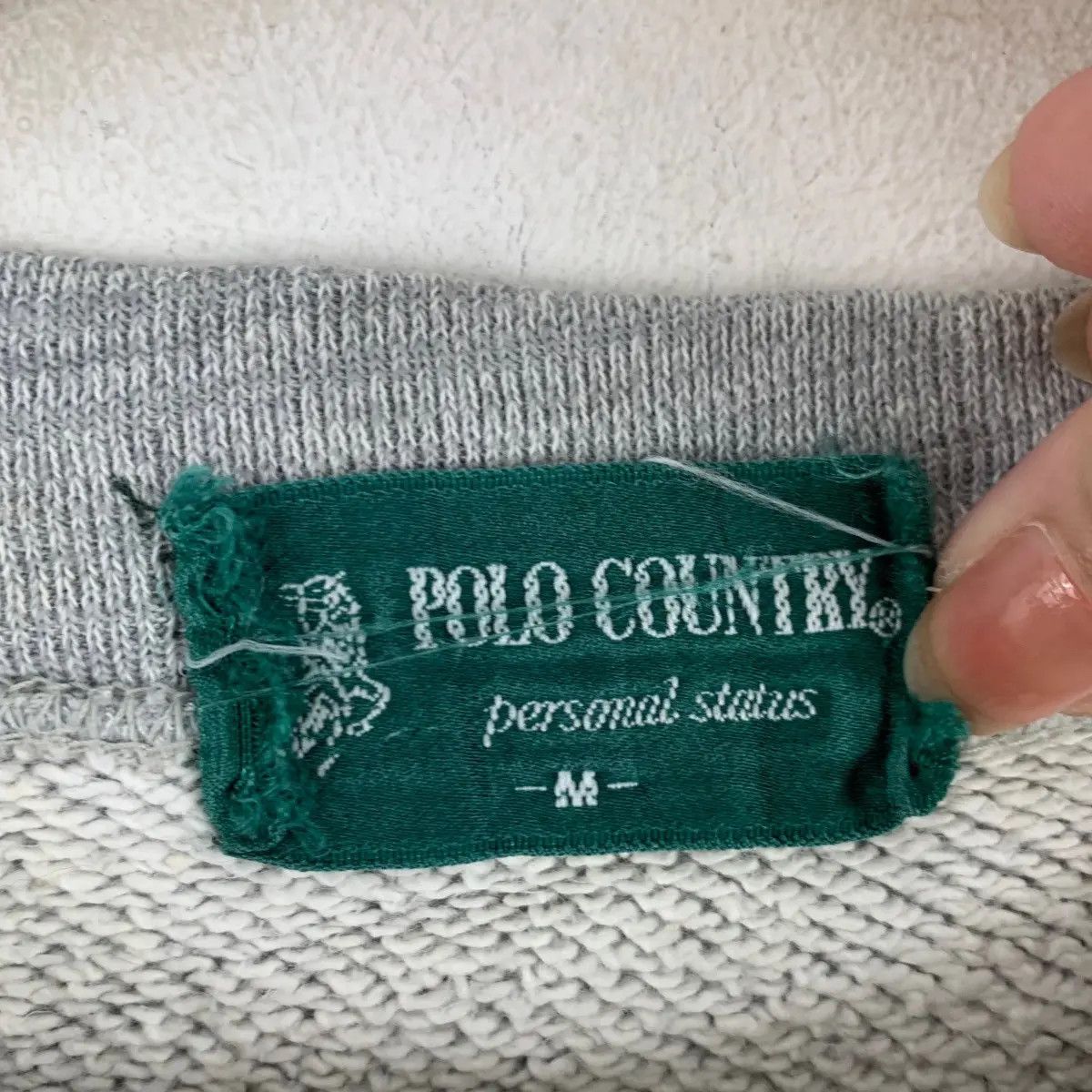 Polo Ralph Lauren Vintage 90’ POLO COUNTRY PONY Crest Logo Sweatshirt Size US M / EU 48-50 / 2 - 3 Thumbnail