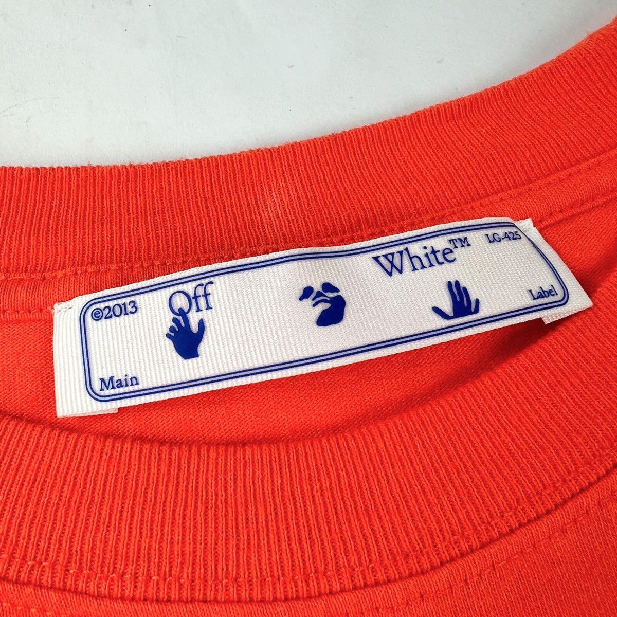 Off-White Off-White Jumbo Marker Orange T Shirt Size US L / EU 52-54 / 3 - 5 Thumbnail