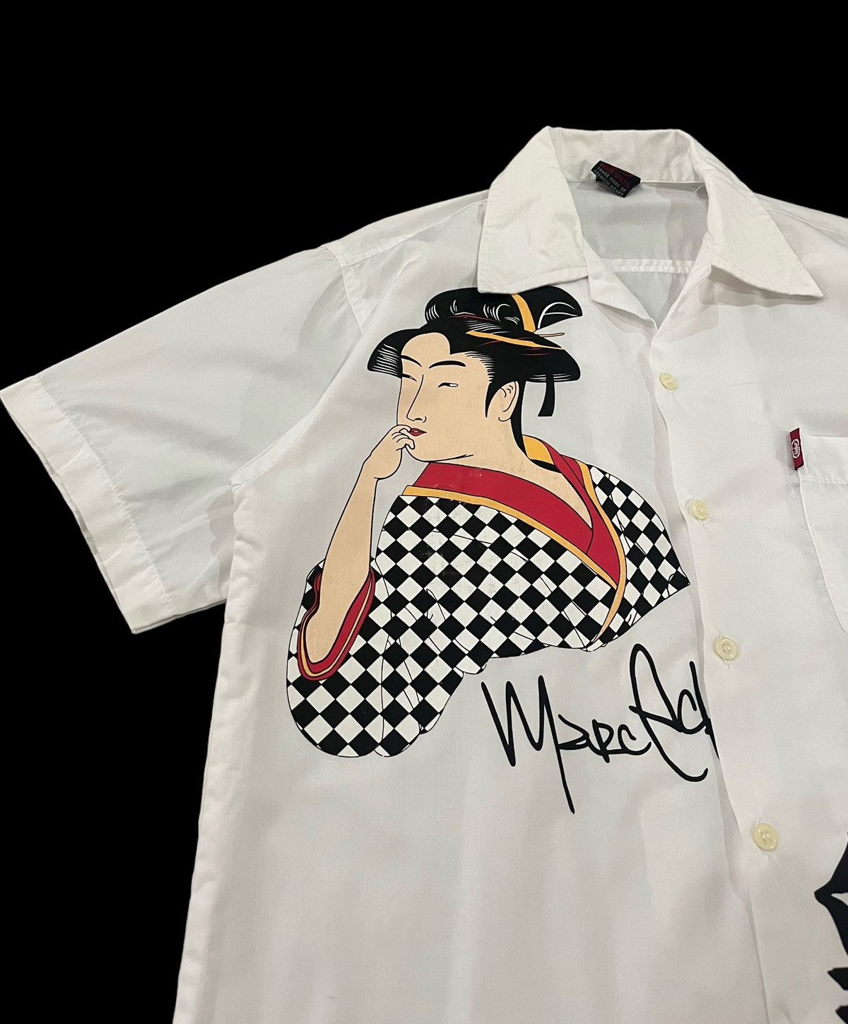 Marc Ecko A Vintage Ecko Samurai and Geisha Shirt Size US L / EU 52-54 / 3 - 2 Thumbnail