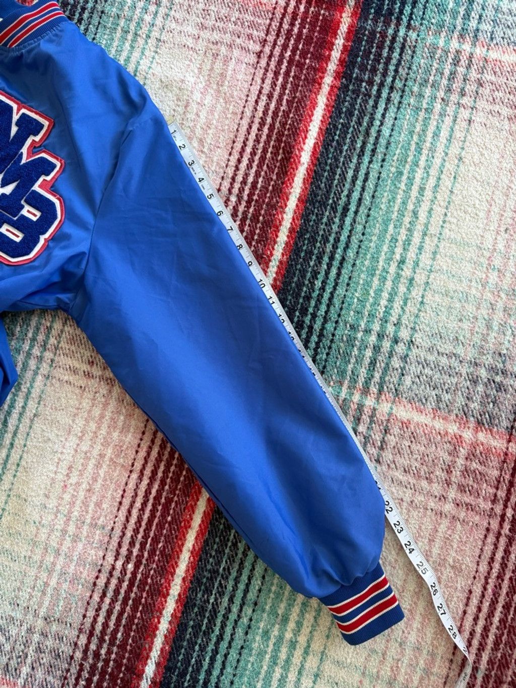 Howe 70s Howe Blue & Red Bomber Varsity Jacket L Size US L / EU 52-54 / 3 - 8 Thumbnail