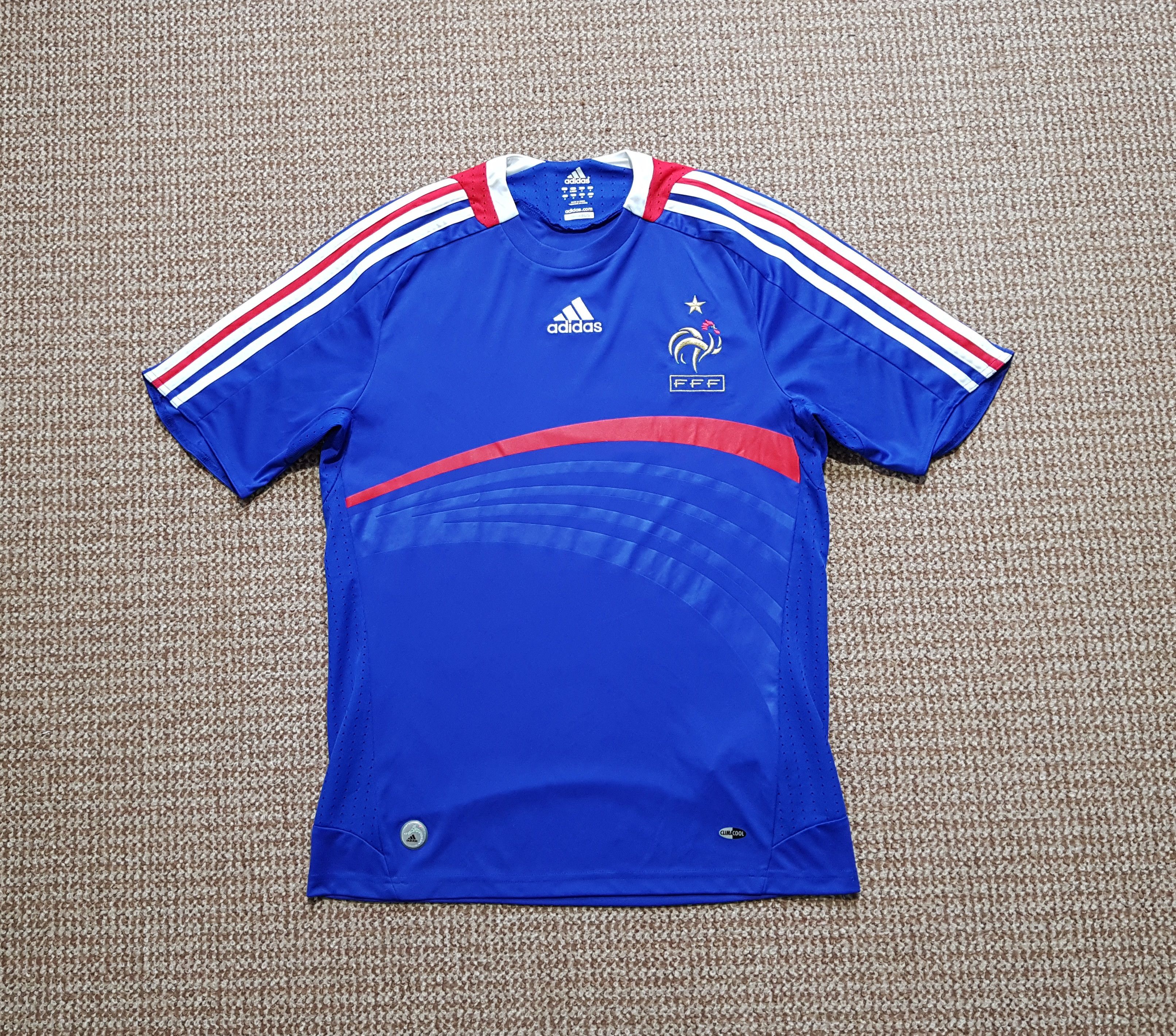 Adidas Adidas France National Jersey Home 2007-08 Soccer Football Size US S / EU 44-46 / 1 - 1 Thumbnail