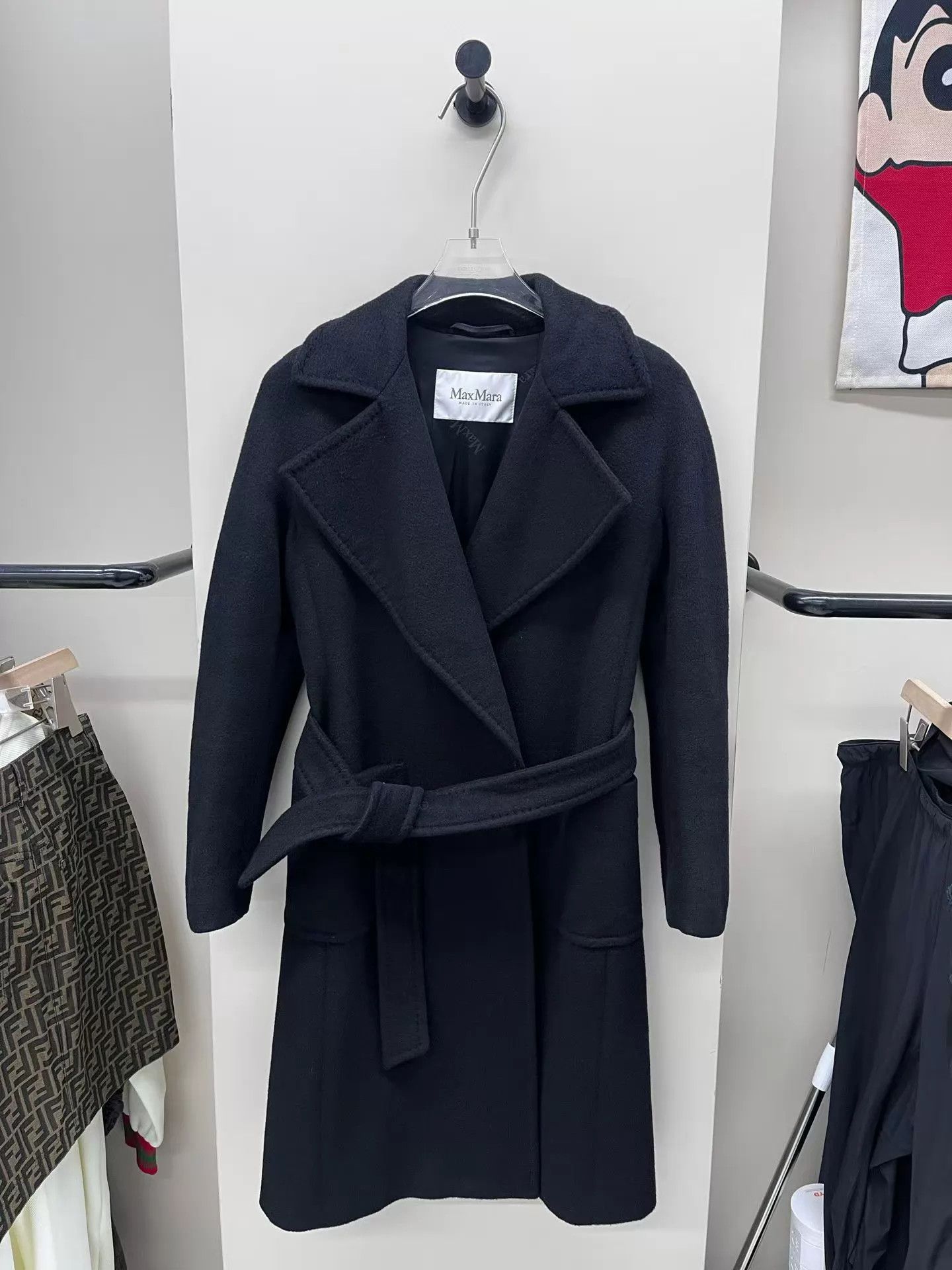 Max Mara Maxmara Manuela Black Camel Hair Midi 32 99 New Size XXS / US 00 / IT 34 - 1 Thumbnail