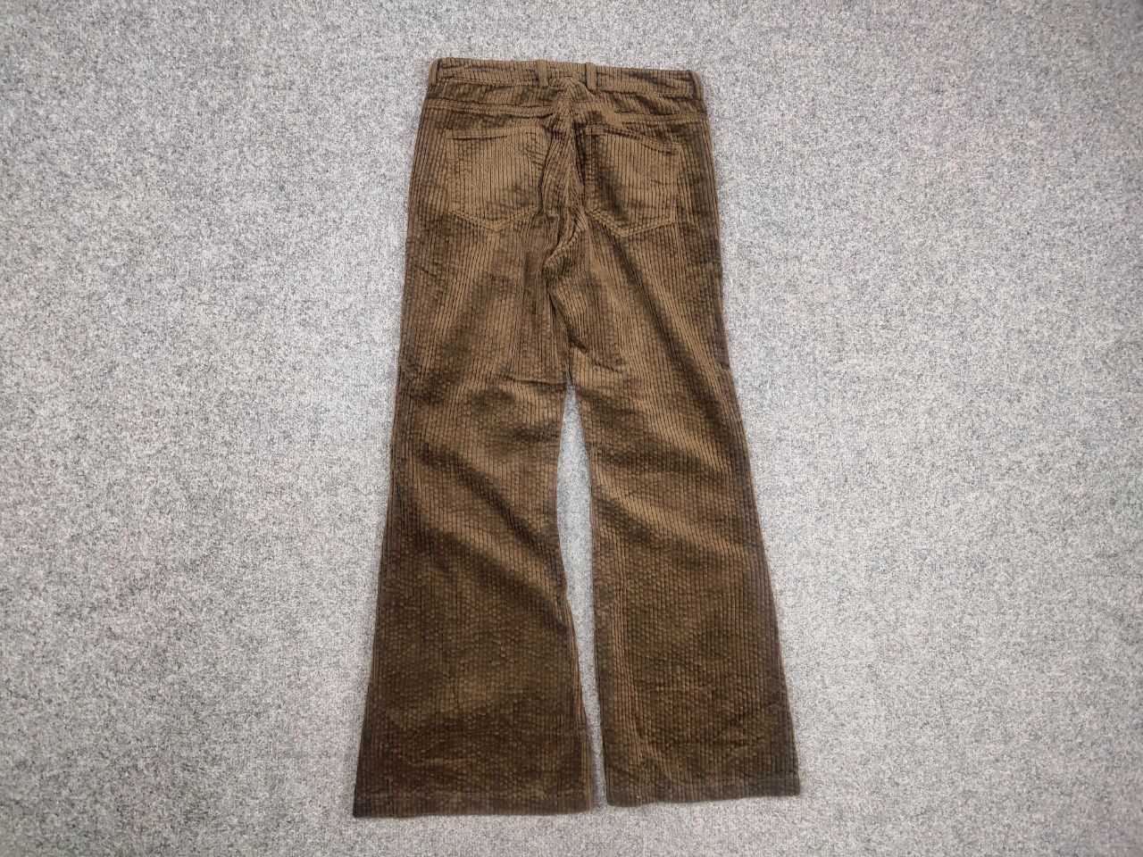 hannes roether Hannes Roether Design Flared Brown Corduroy Trouser Pants Size 30" / US 8 / IT 44 - 10 Thumbnail