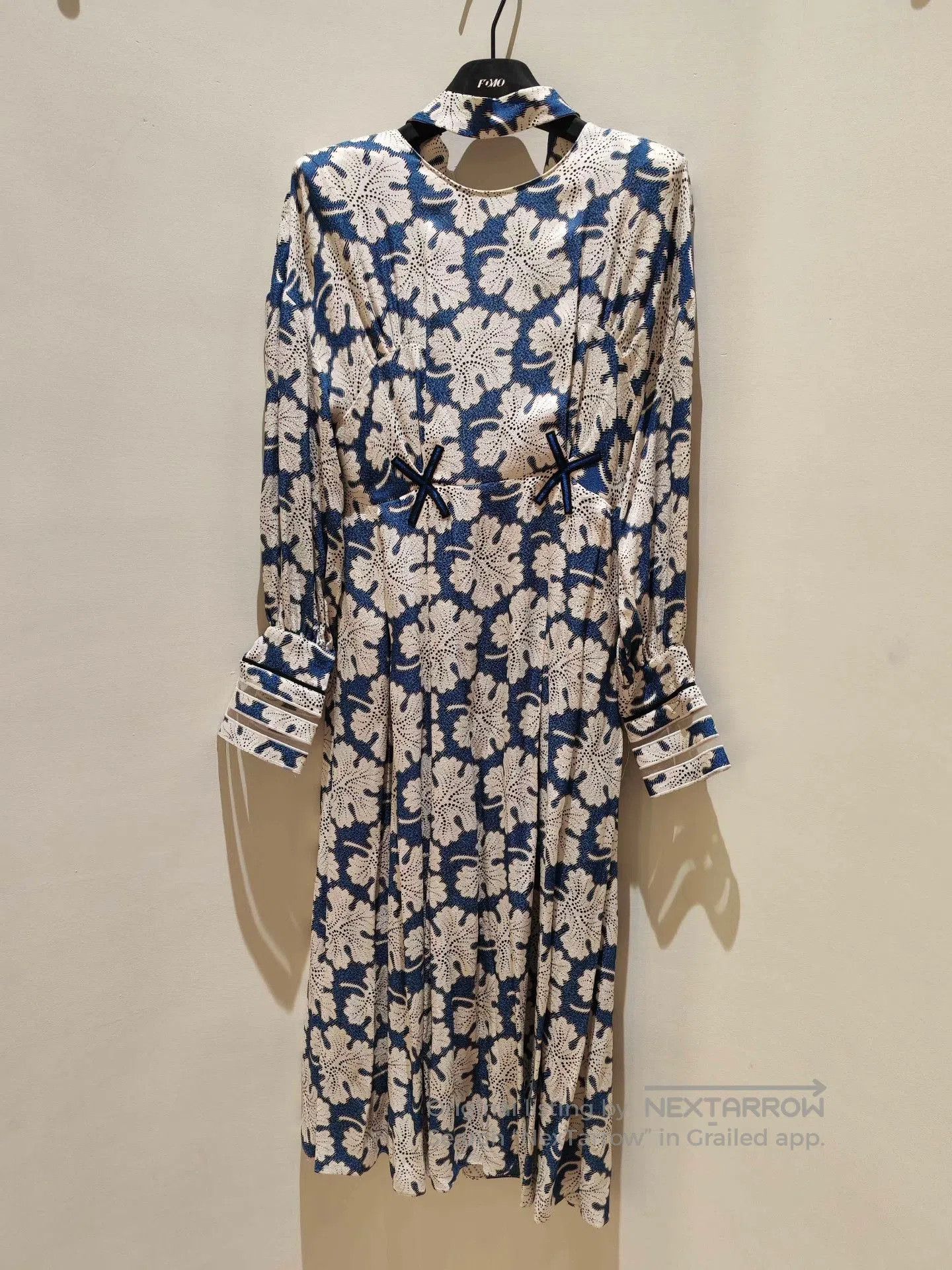 Fendi FENDI Blue White Print Dress. Size S / US 4 / IT 40 - 2 Thumbnail