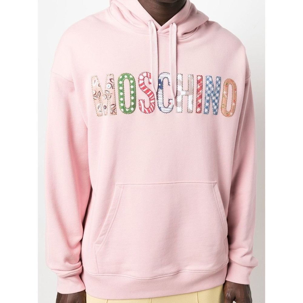 Moschino o1y0225 Logo Hoodie in Pink Size US S / EU 44-46 / 1 - 2 Thumbnail