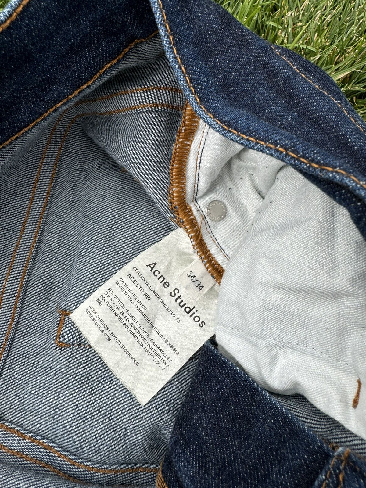 Acne Studios Acne Astudios ACE STR RW 34 Jeans Y2K Streetwear Size US 34 / EU 50 - 3 Thumbnail