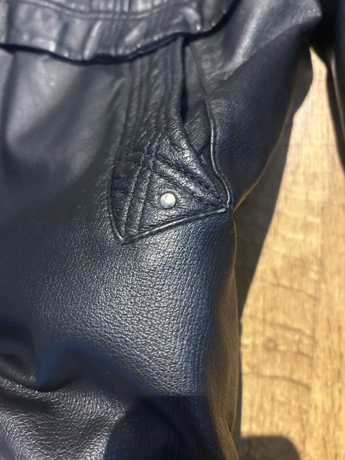 C&A Vintage Nappa Leather coat by CANDA C&A Size XL / US 12-14 / IT 48-50 - 5 Thumbnail