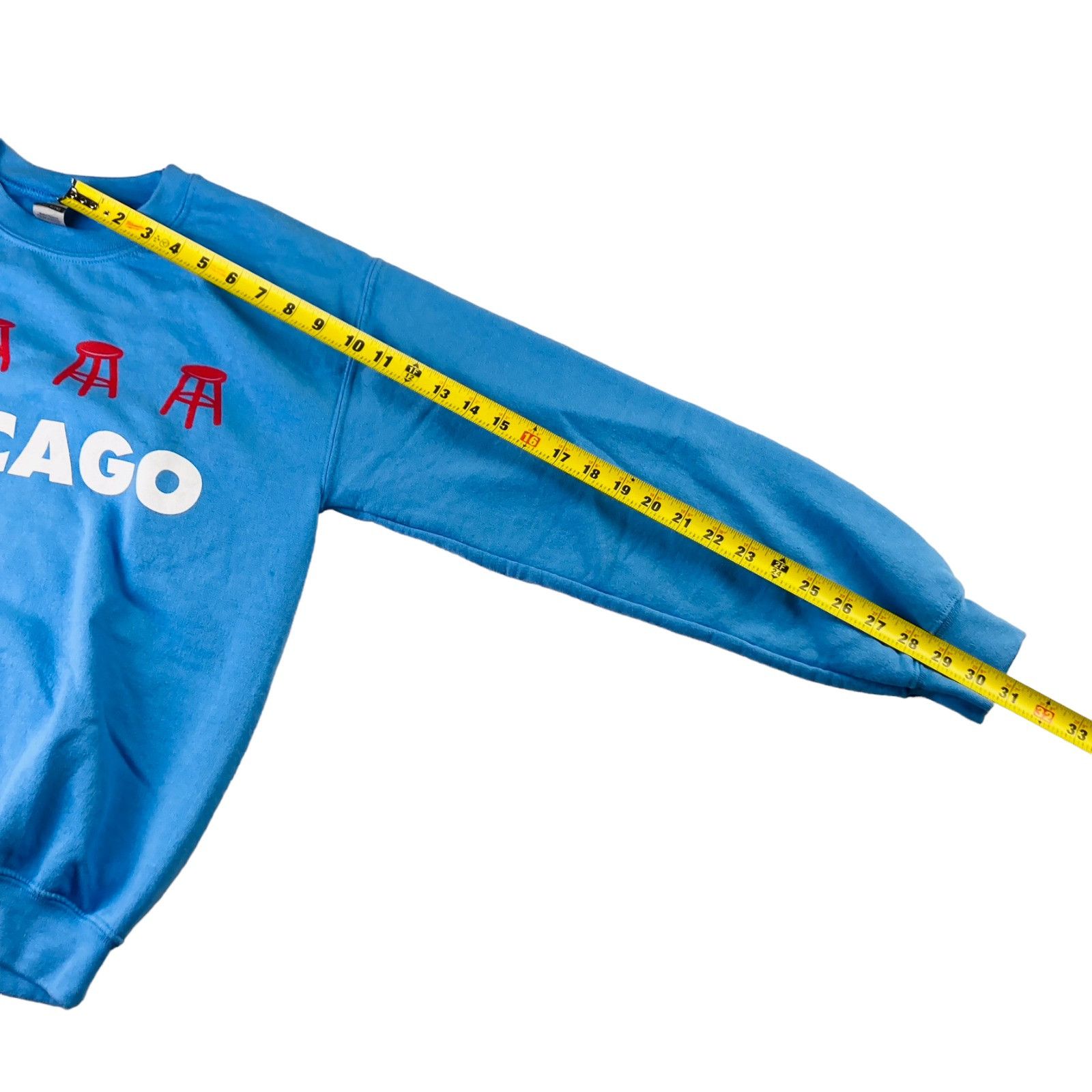 Gildan Barstool Sports Chicago Men’s Sweatshirt Blue • Small Size US S / EU 44-46 / 1 - 7 Thumbnail