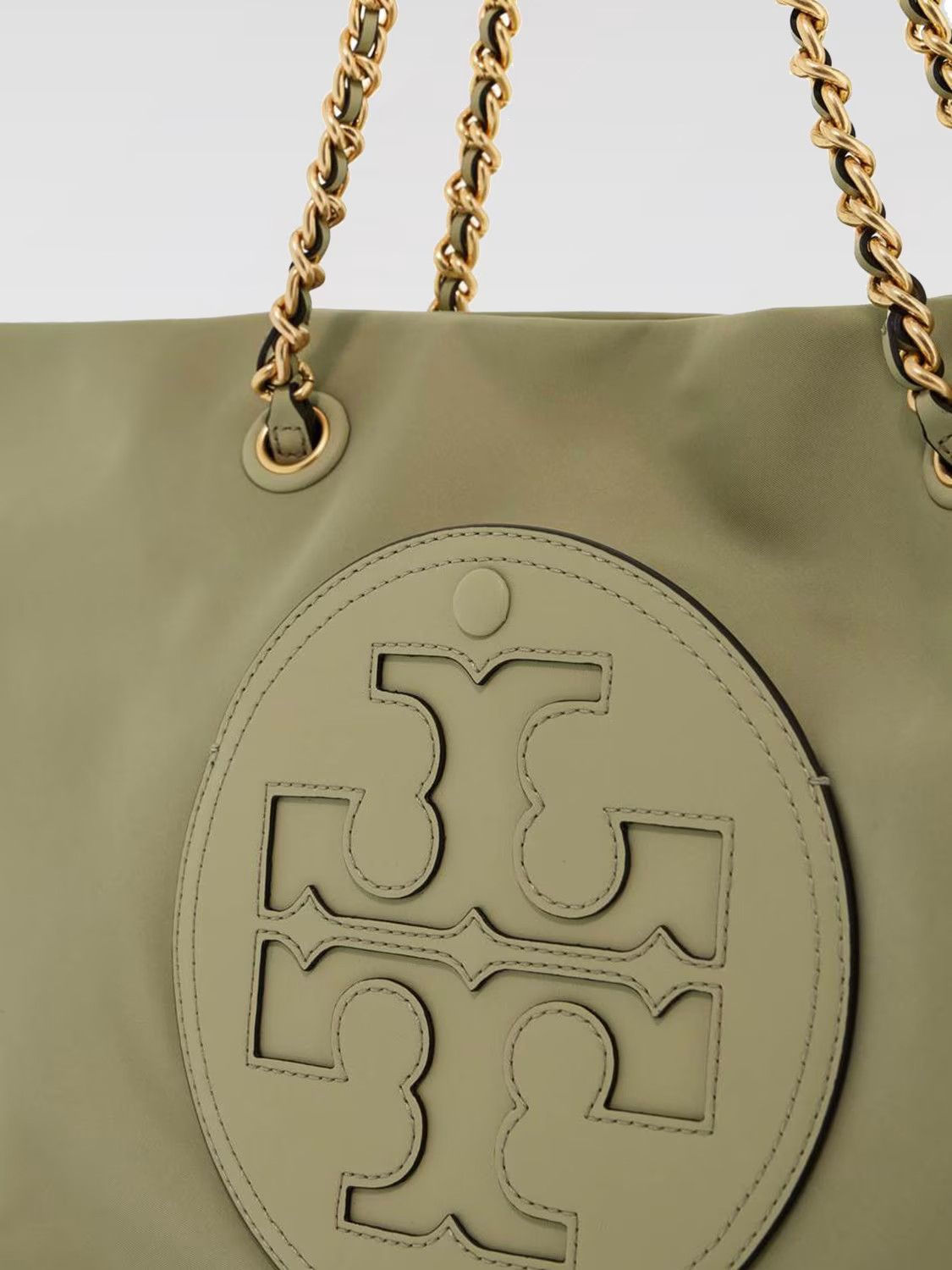 Tory Burch o1s22i1n1024 Size: OS / Ella Shopping Bag in Green Size ONE SIZE - 3 Thumbnail
