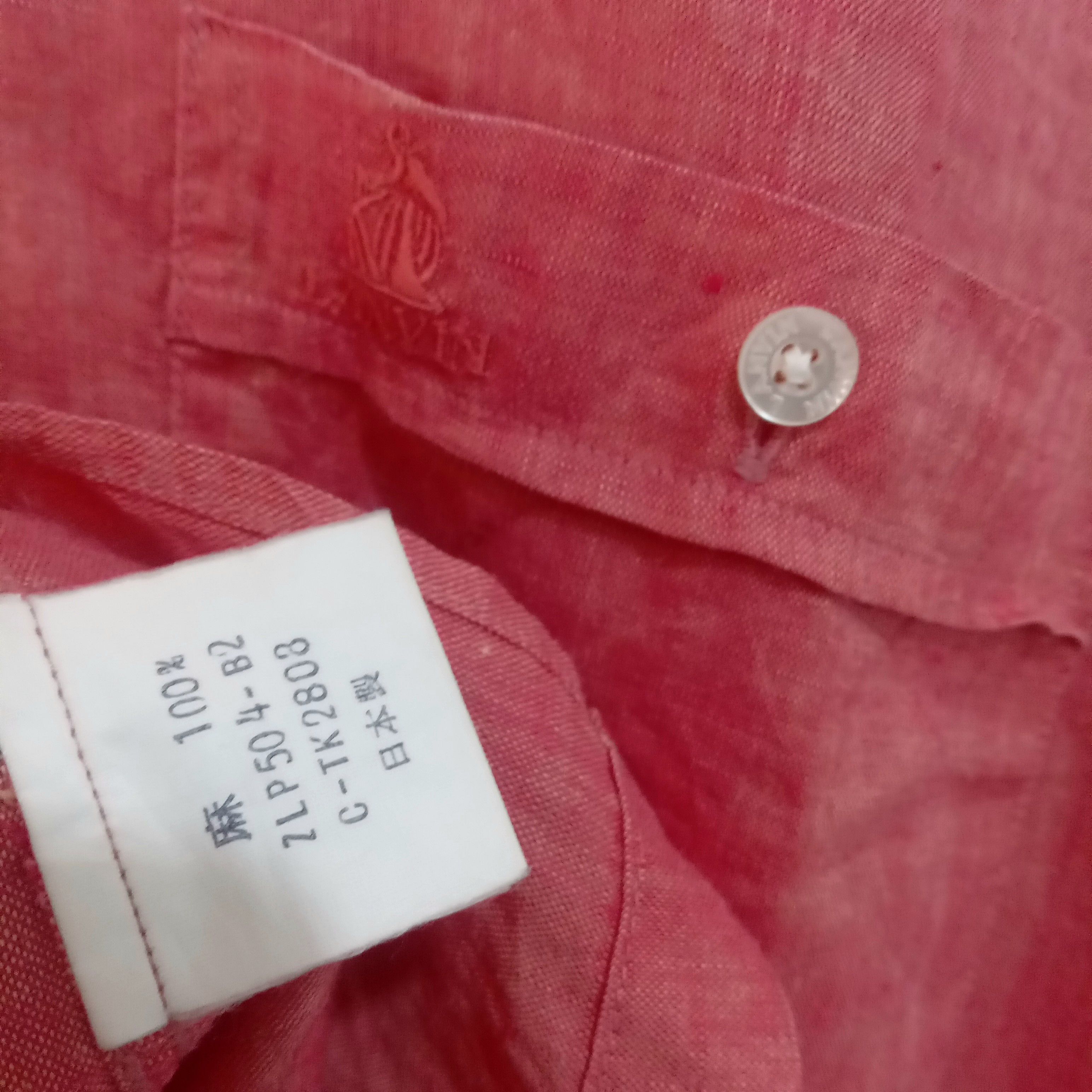 Lanvin Lanvin paris shirt open collar Size US M / EU 48-50 / 2 - 6 Thumbnail