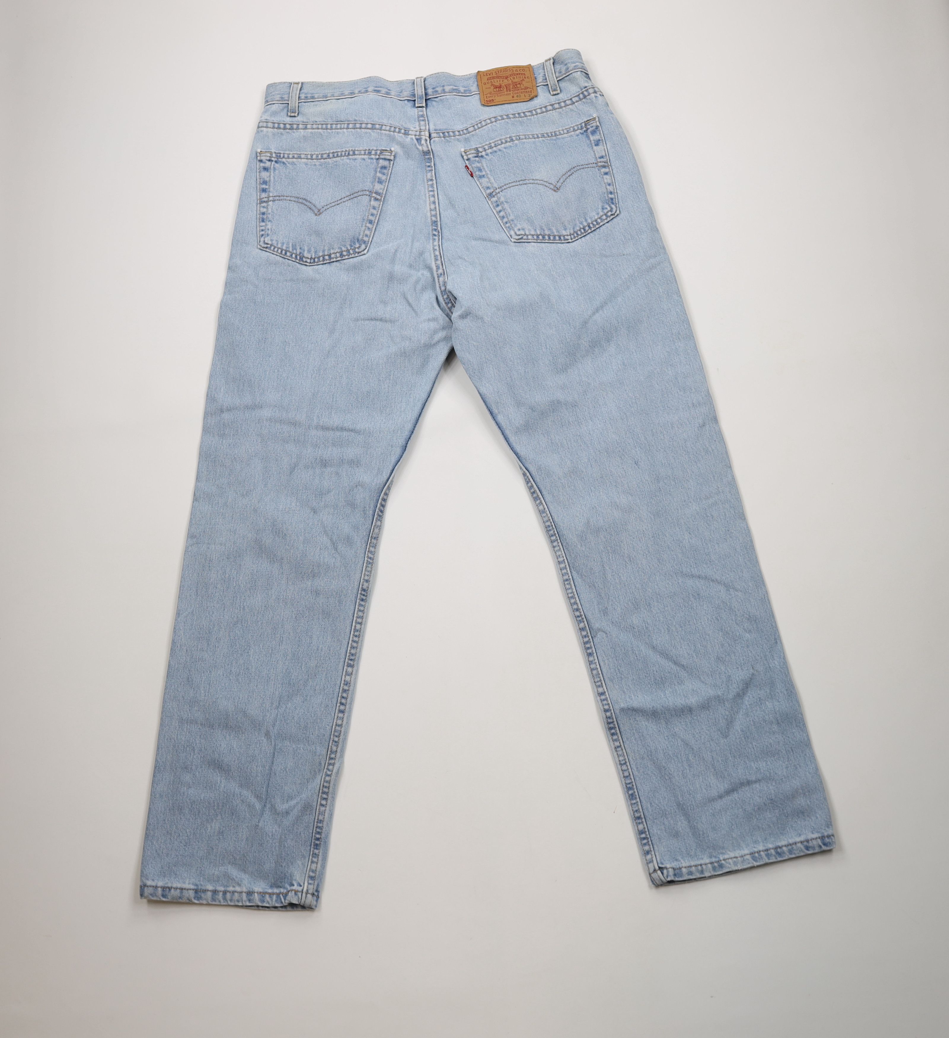 Levi's × Vintage Vintage Y2K 2000 Levis 505 Regular Fit Denim Jeans USA Size US 38 / EU 54 - 7 Thumbnail