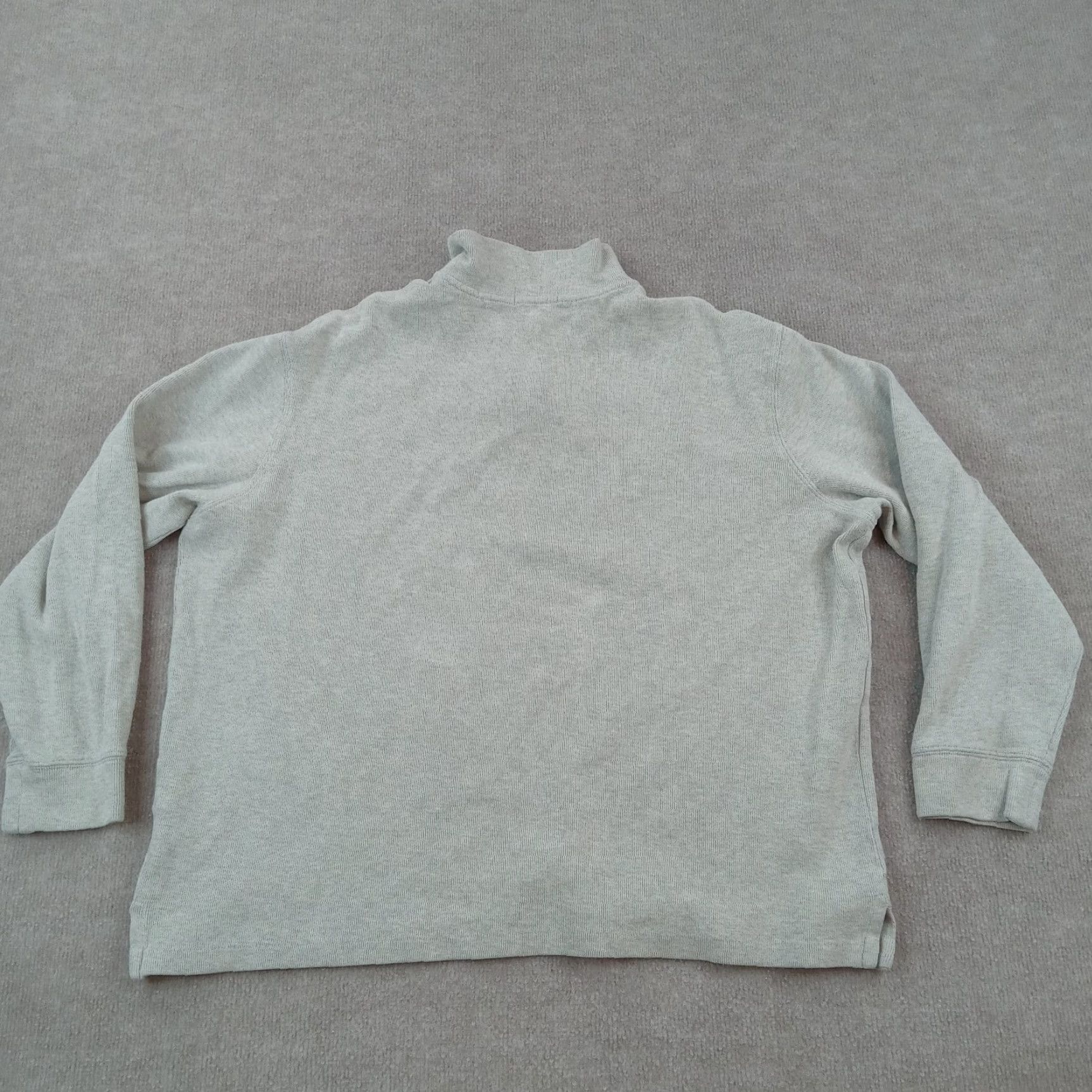 Ralph Lauren Polo Ralph Lauren Mens Gray Mock Neck 1/4 Zip Sweater Extra Large Long Sleeve Golf Tennis Size US XL / EU 56 / 4 - 8 Thumbnail