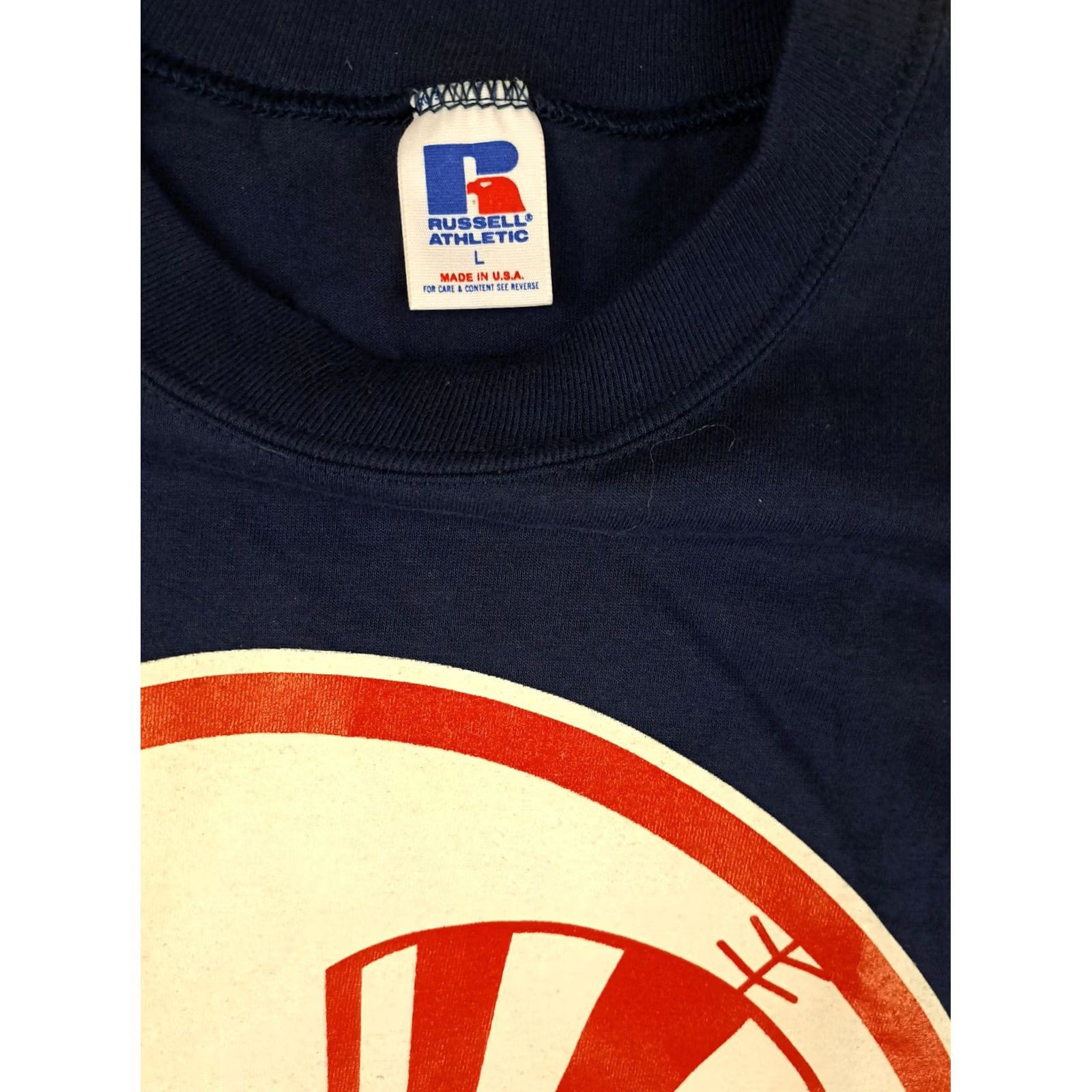 Vintage VINTAGE Yankees T-Shirt Russell USA Made Single Stitch 1994 Large Blue Mens Short Sleeve Stitch Graphic Yankees Shirt Mens US Flag Size US L / EU 52-54 / 3 - 6 Thumbnail