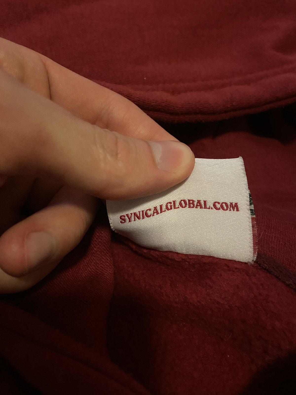 SYNICAL SYNICAL “Arched” Zip-up Maroon Red Size US M / EU 48-50 / 2 - 5 Thumbnail