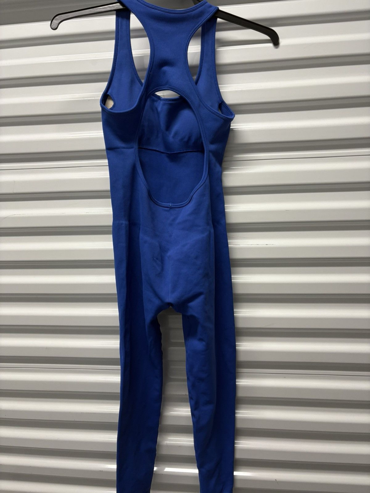 Other Cobalt Blue Seamless Workout Jumpsuit Size L / US 10 / IT 46 - 5 Thumbnail