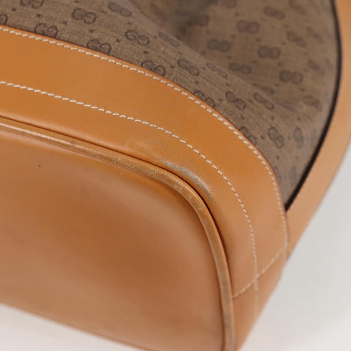 Gucci GUCCI Micro GG Supreme Shoulder Bag Pvc Beige Gold Size ONE SIZE - 11 Thumbnail