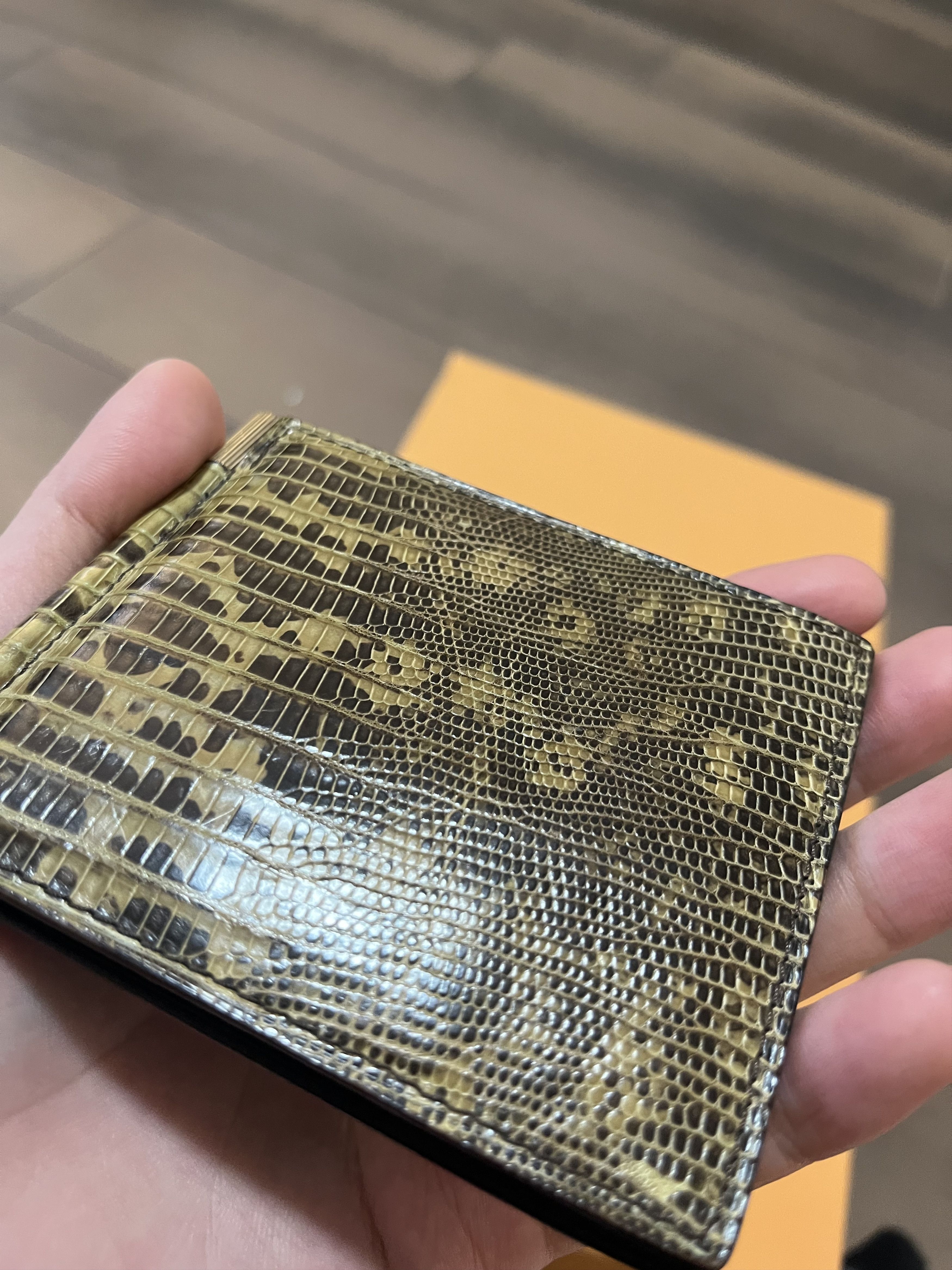 Tom Ford Tom Ford Lizard Money Clip Bi-fold Wallet Size ONE SIZE - 1 Thumbnail