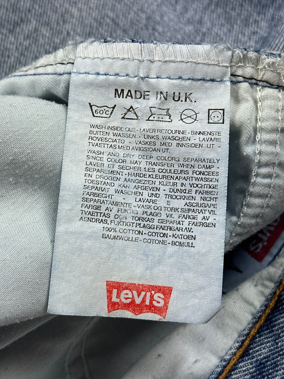 Levi's Vintage Clothing Vintage 80’s Levis 658 Orange Tab Blue Jeans Denim Pants W38 Size US 38 / EU 54 - 8 Thumbnail