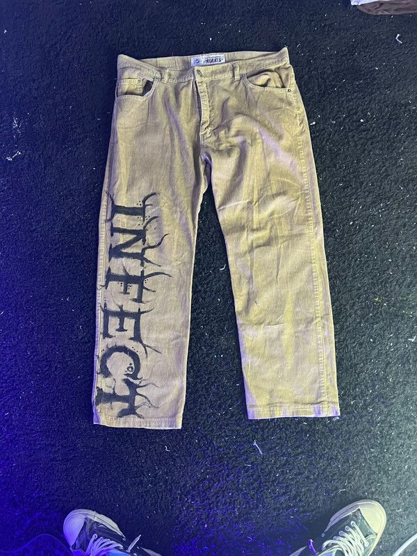 Japanese Brand Infect Dark Goth Alt Punk Cyberpunk Streetwear Opium Pants Size US 38 / EU 54 - 4 Thumbnail