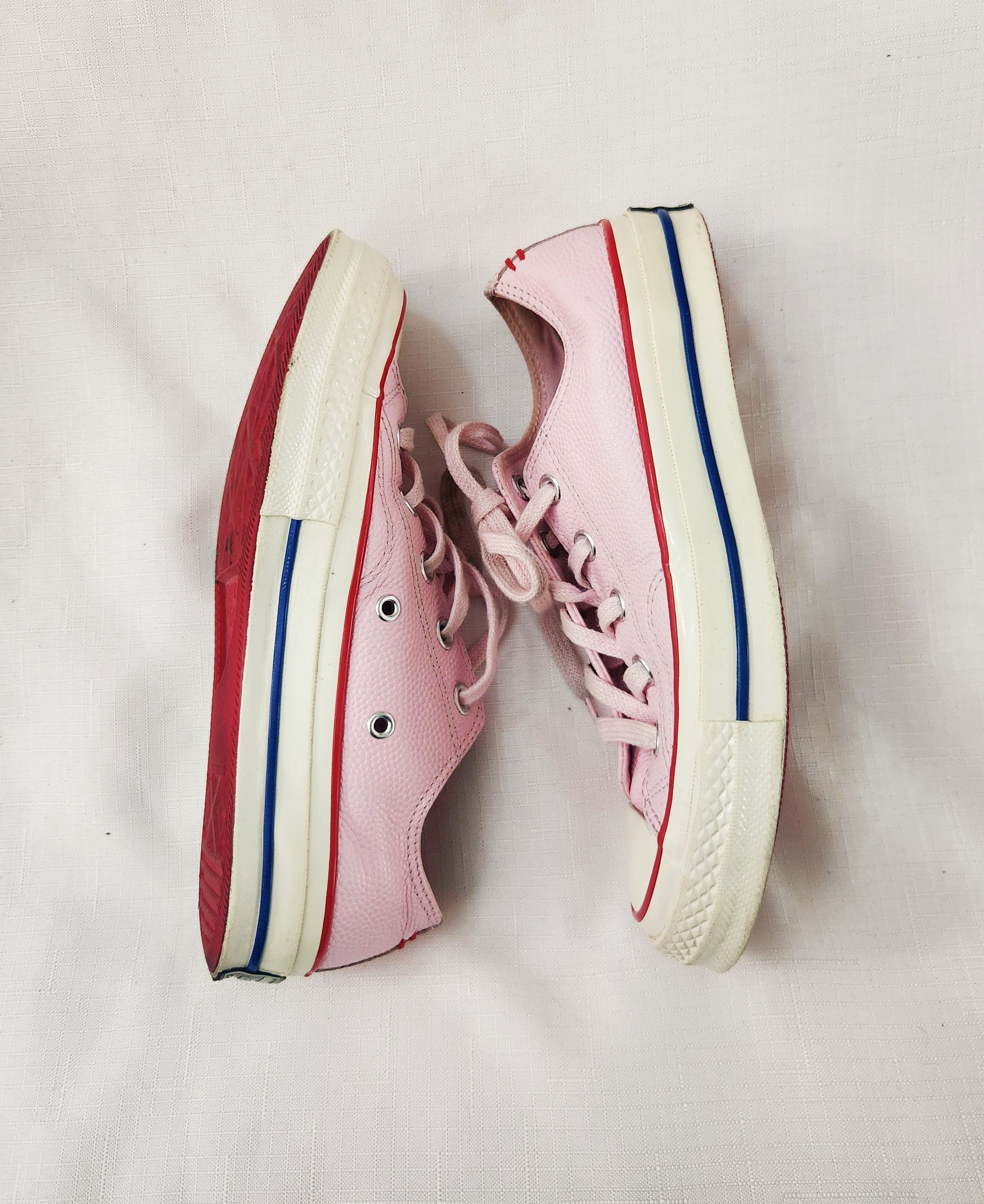 Converse Converse Pastel Pink Leather Sneakers Size 6 Rare 563490C Size US 6 / IT 36 - 11 Thumbnail