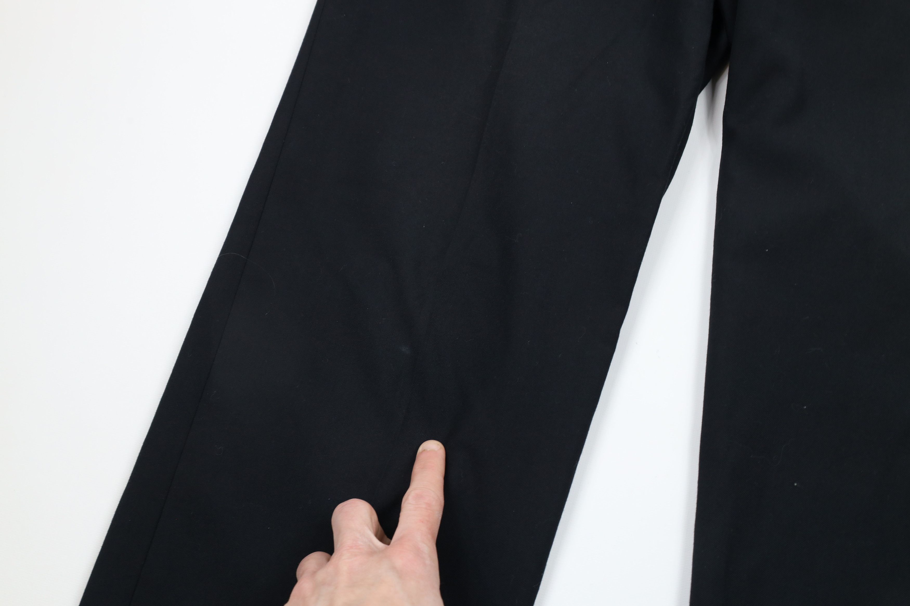 Ralph Lauren × Vintage Vintage Ralph Lauren Rayon Blend Wide Leg Chino Pants Black Size US 36 / EU 52 - 5 Thumbnail