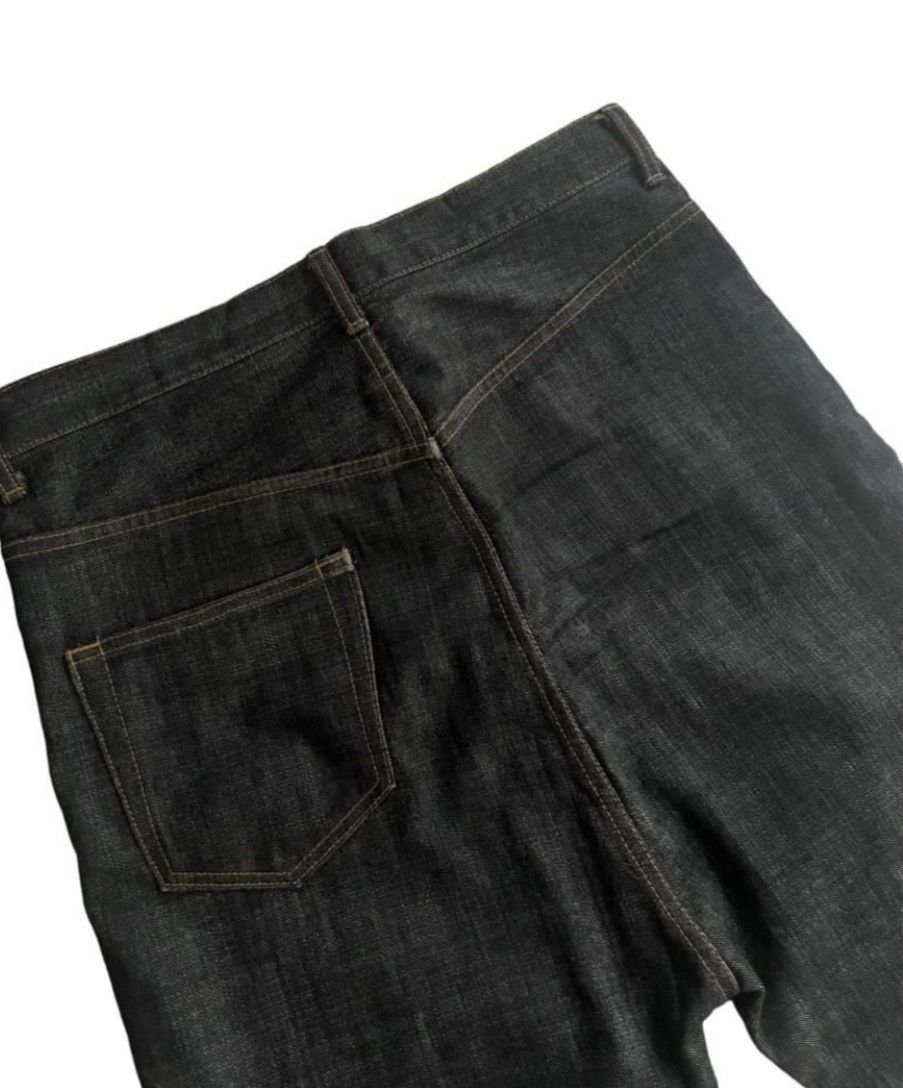 Julius Julius 2003 Autumn/Winter drop crotch indigo denim Size US 32 / EU 48 - 2 Thumbnail