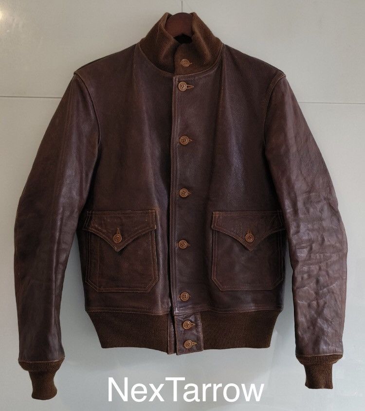 Freewheelers Freewheelers A1 Horse Leather Jacket 2410-Nextarrow Size US L / EU 52-54 / 3 - 2 Thumbnail