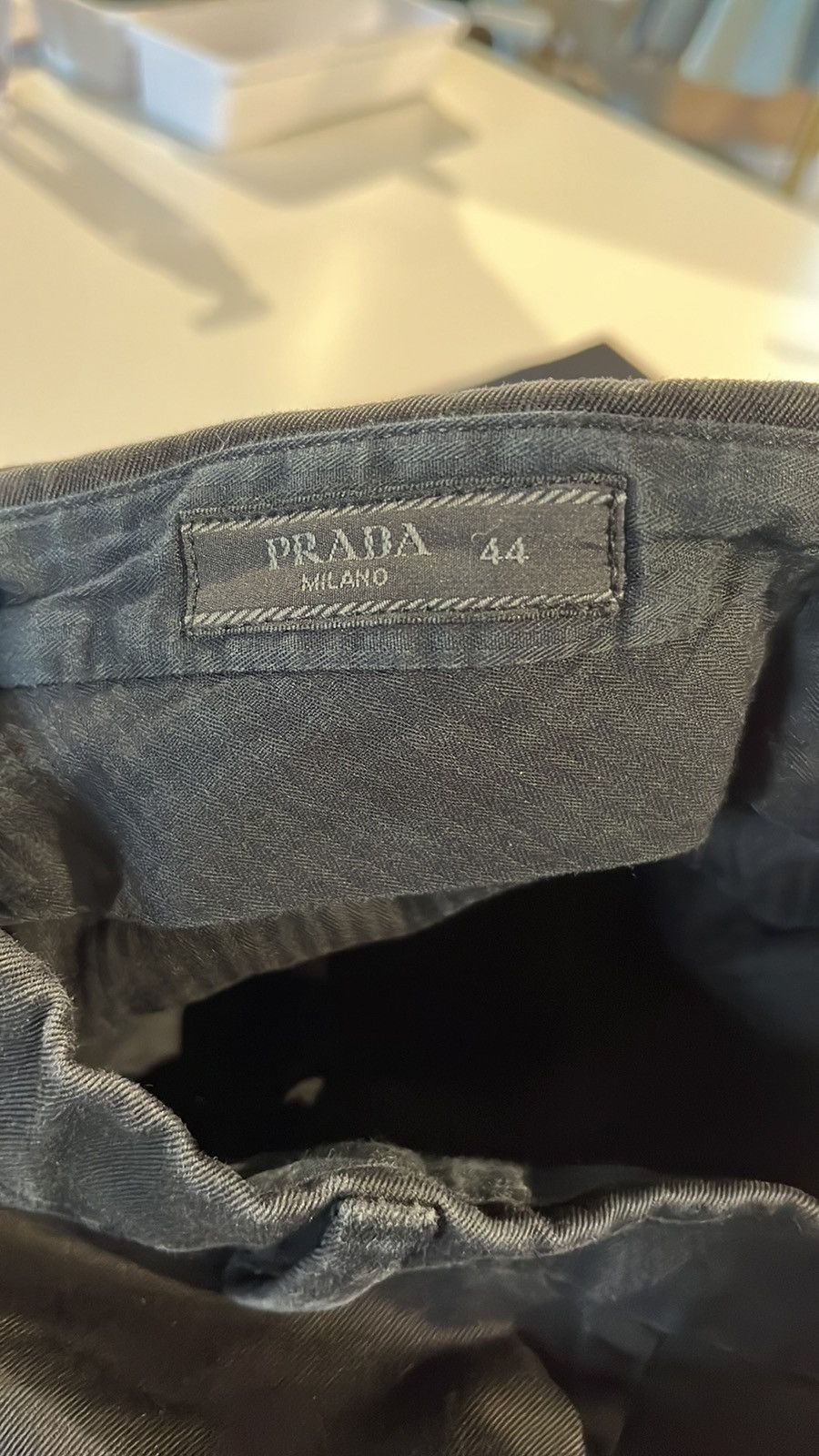 Prada Prada SS/20 Black Pleated Cotton Bermuda Shorts Size US 34 / EU 50 - 10 Thumbnail