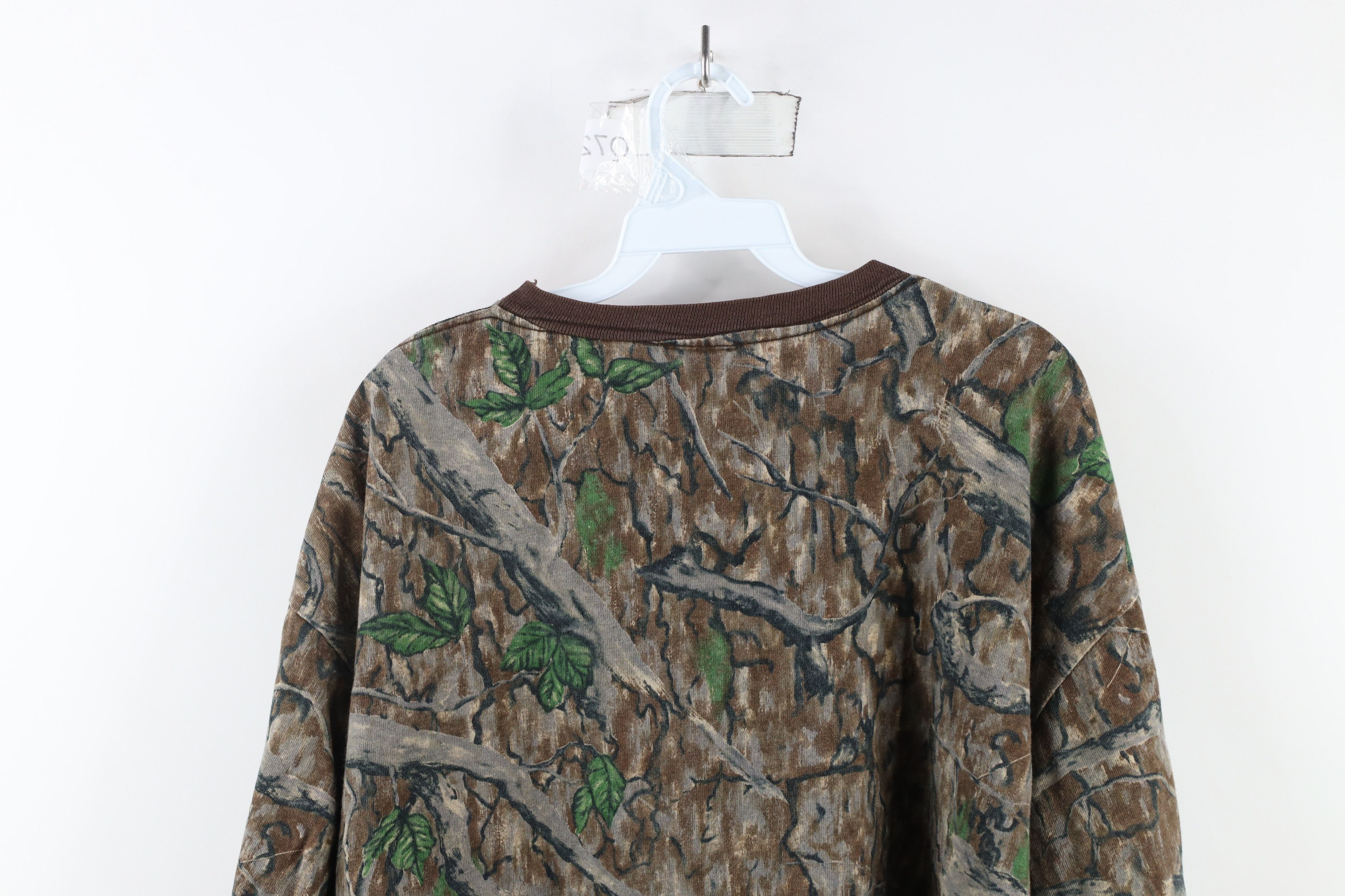Vintage Vintage 90s Streetwear Camouflage Long Sleeve T-Shirt USA Size US XXL / EU 58 / 5 - 10 Thumbnail