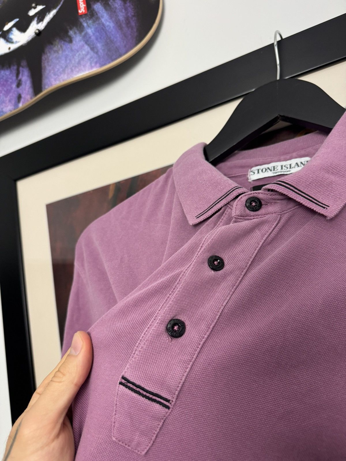 Stone Island Stone Island Classic Patch Logo Polo Hype Luxury Casual Size US L / EU 52-54 / 3 - 4 Thumbnail