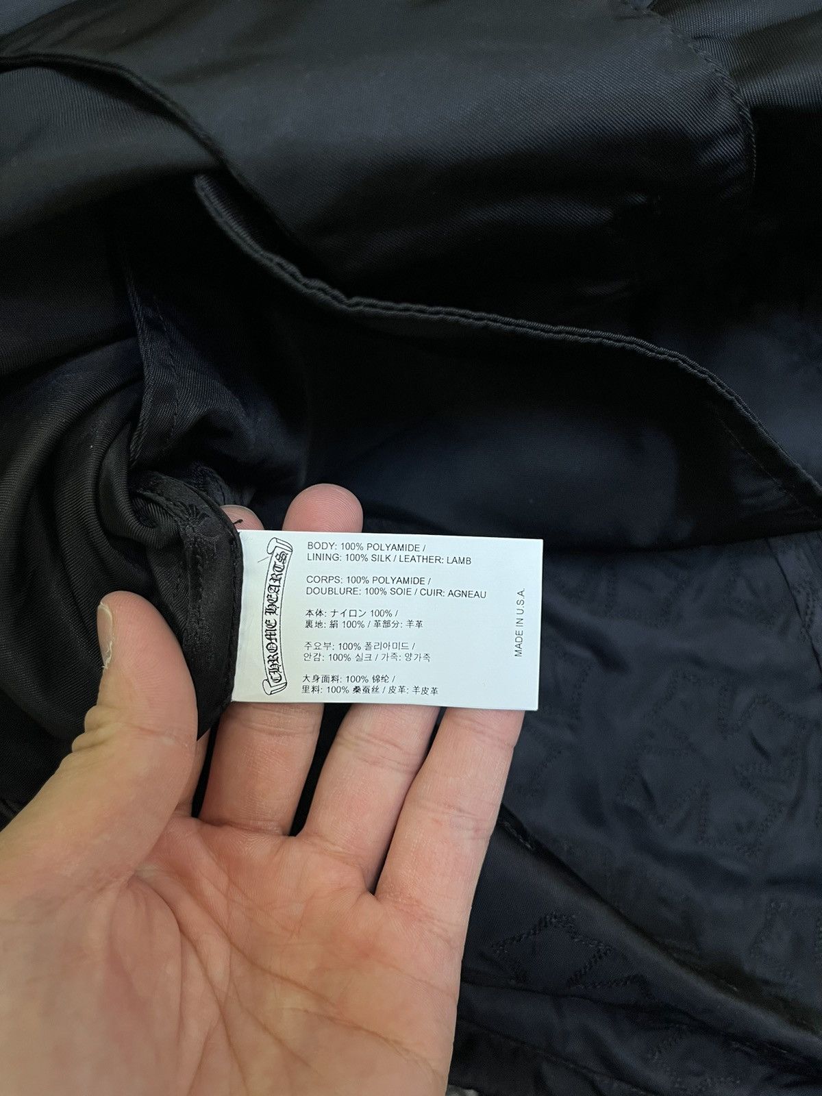 Chrome Hearts NEW CHROME HEARTS FLOODED LEATHER PATCH PARKA Size US S / EU 44-46 / 1 - 6 Thumbnail