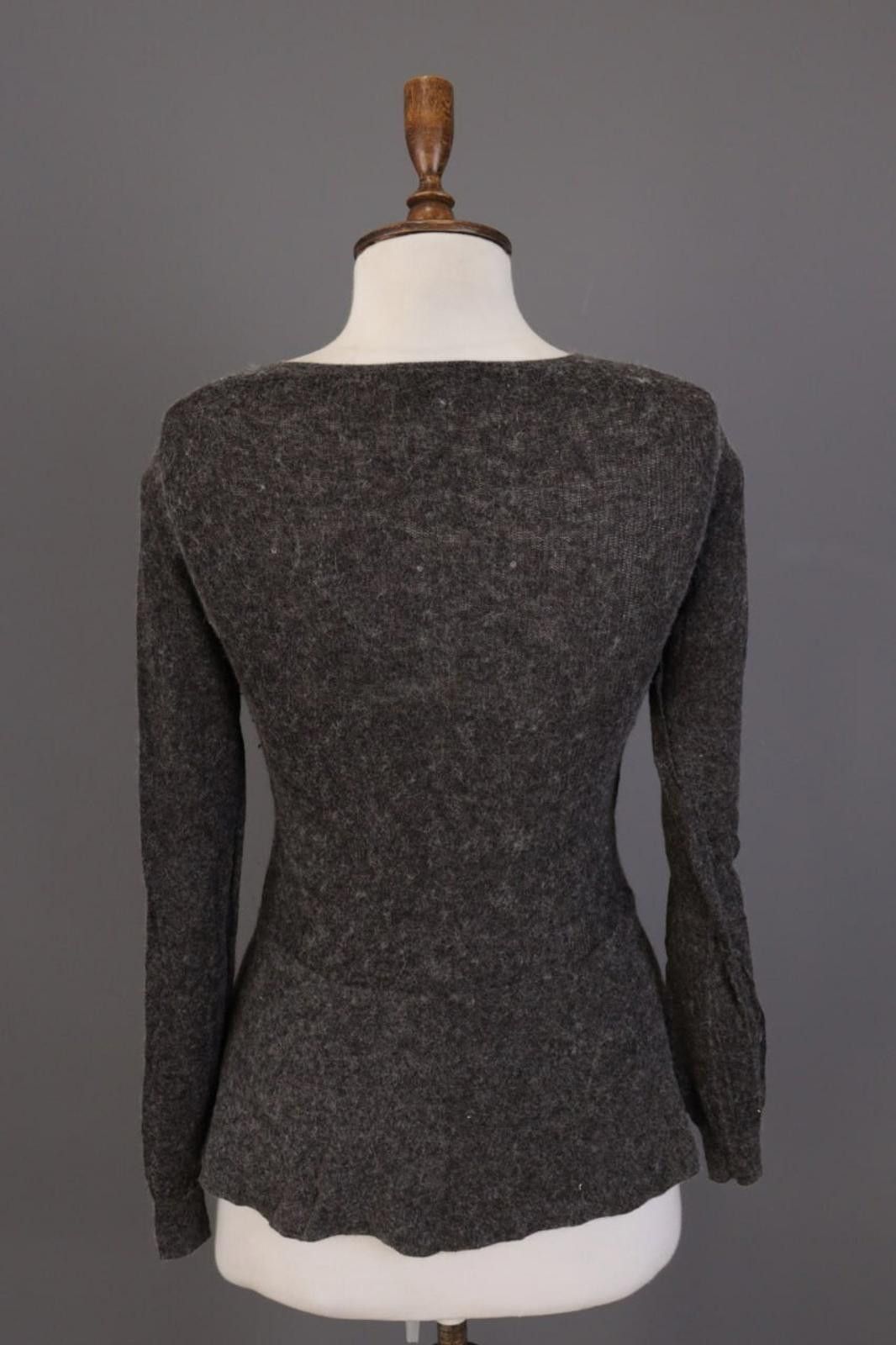 Lanvin Lanvin Gray Alpaca Wool Knitted Pullover Sweater Size S Size S / US 4 / IT 40 - 7 Thumbnail