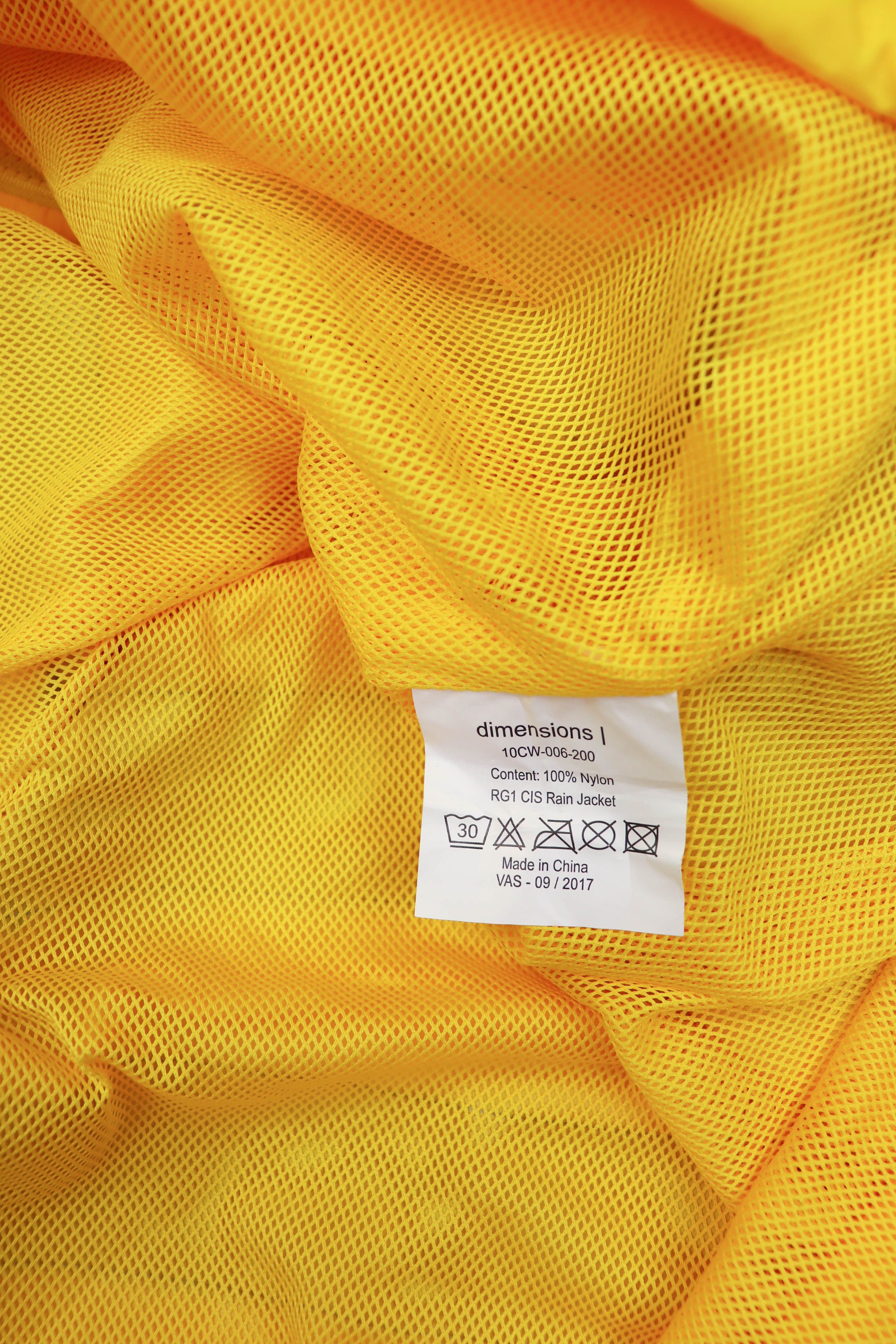 Other Big Graphics Logo Yellow Nylon 3M Windbreaker Rain Jacket Size US M / EU 48-50 / 2 - 13 Thumbnail