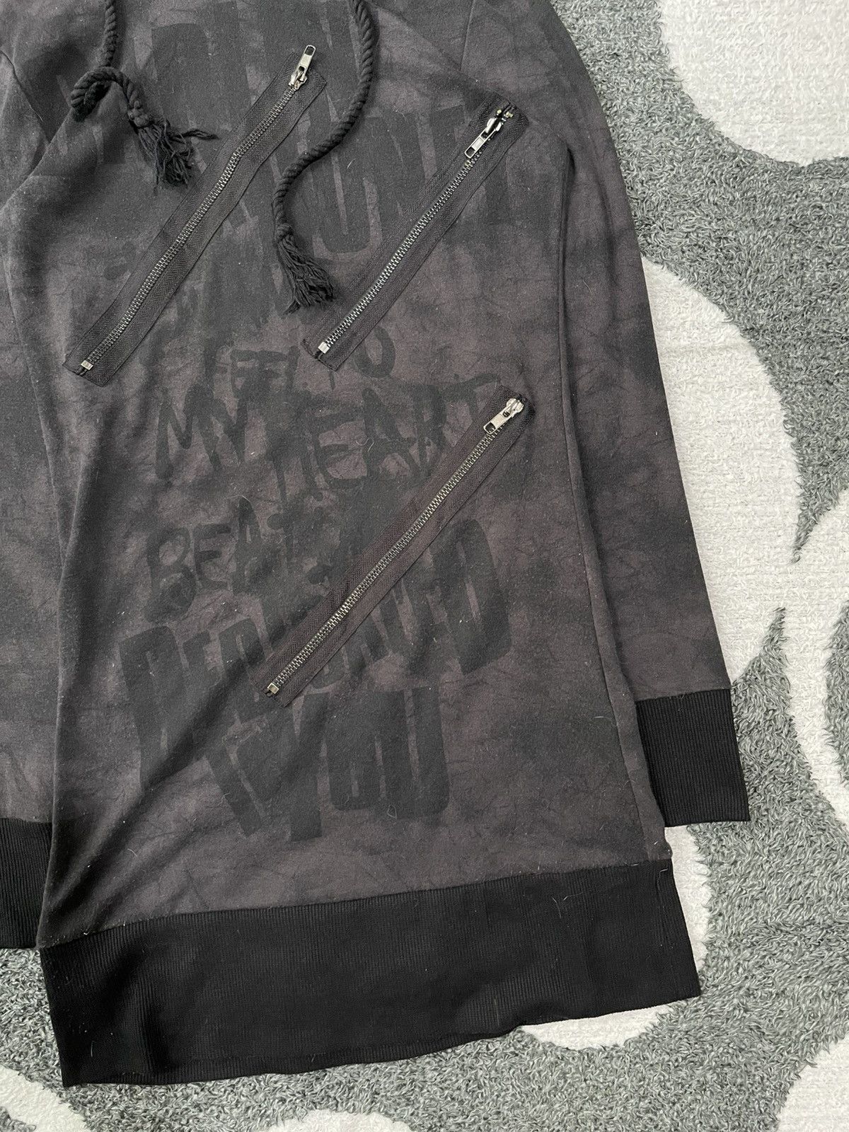 Japanese Brand TRY TO LOVE YOU JAPANESE MULTI ZIPPER STYLE HOODIE Size US S / EU 44-46 / 1 - 5 Thumbnail