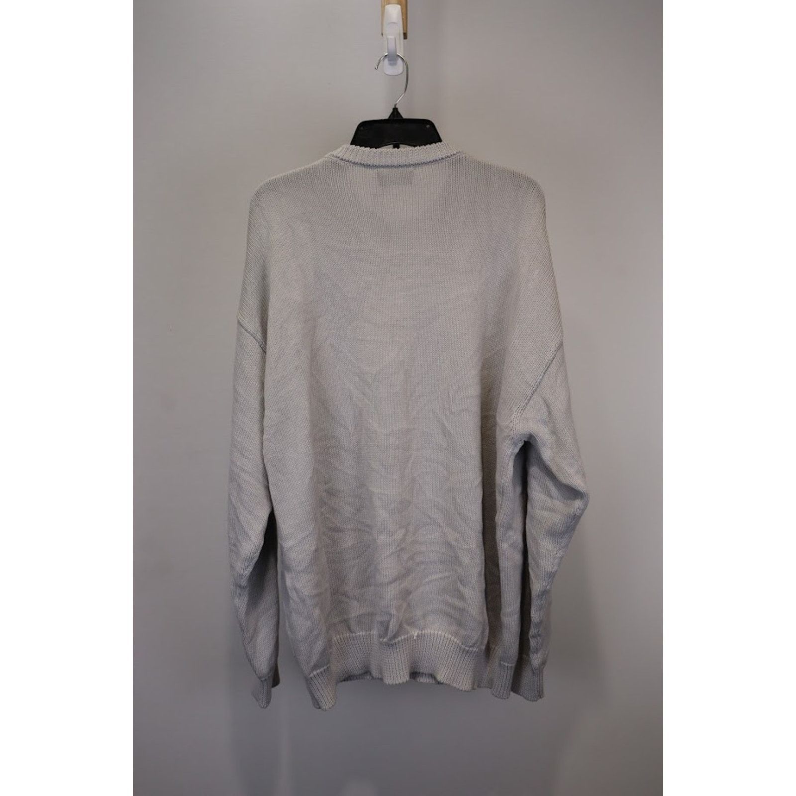 Balenciaga o1rshd1 Crew Neck Sweater in Gray Size US S / EU 44-46 / 1 - 9 Thumbnail