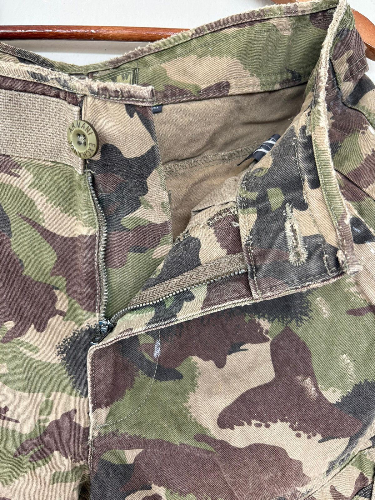 Armani Exchange Armani Exchage Short Pant Camoflage Cargo Pant Size US 31 - 10 Thumbnail