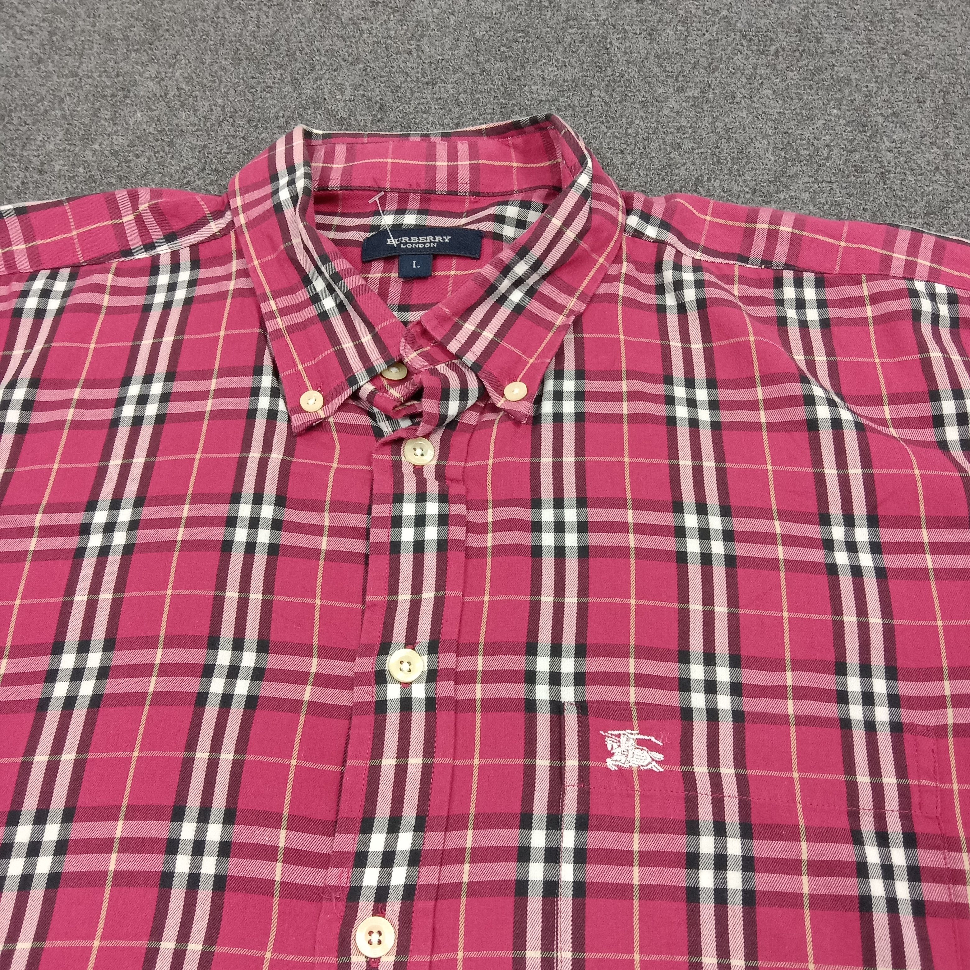 Burberry Burberry Nova Check Button Up Shirt C267N67 Size US L / EU 52-54 / 3 - 2 Thumbnail